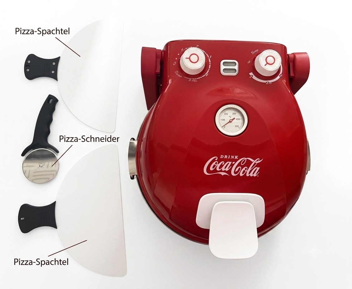 SALCO Pizzaofen »SPM-900CC« 1400 W, erreicht Temperaturen bis zu 380 °C