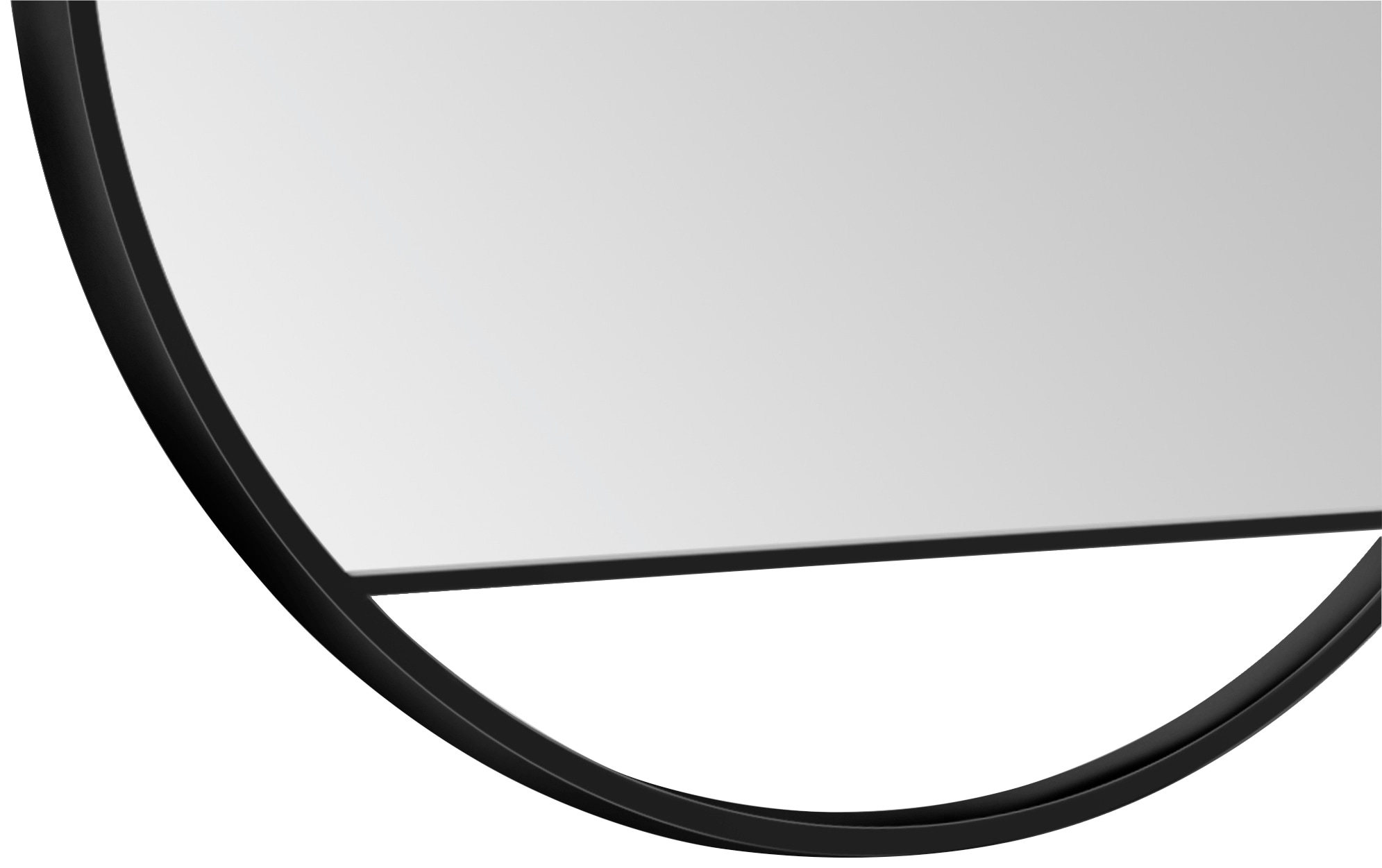 Talos LED-Lichtspiegel, rund, mit indirekter LED Beleuchtung in schwarz  matt Ø 60 cm | BAUR