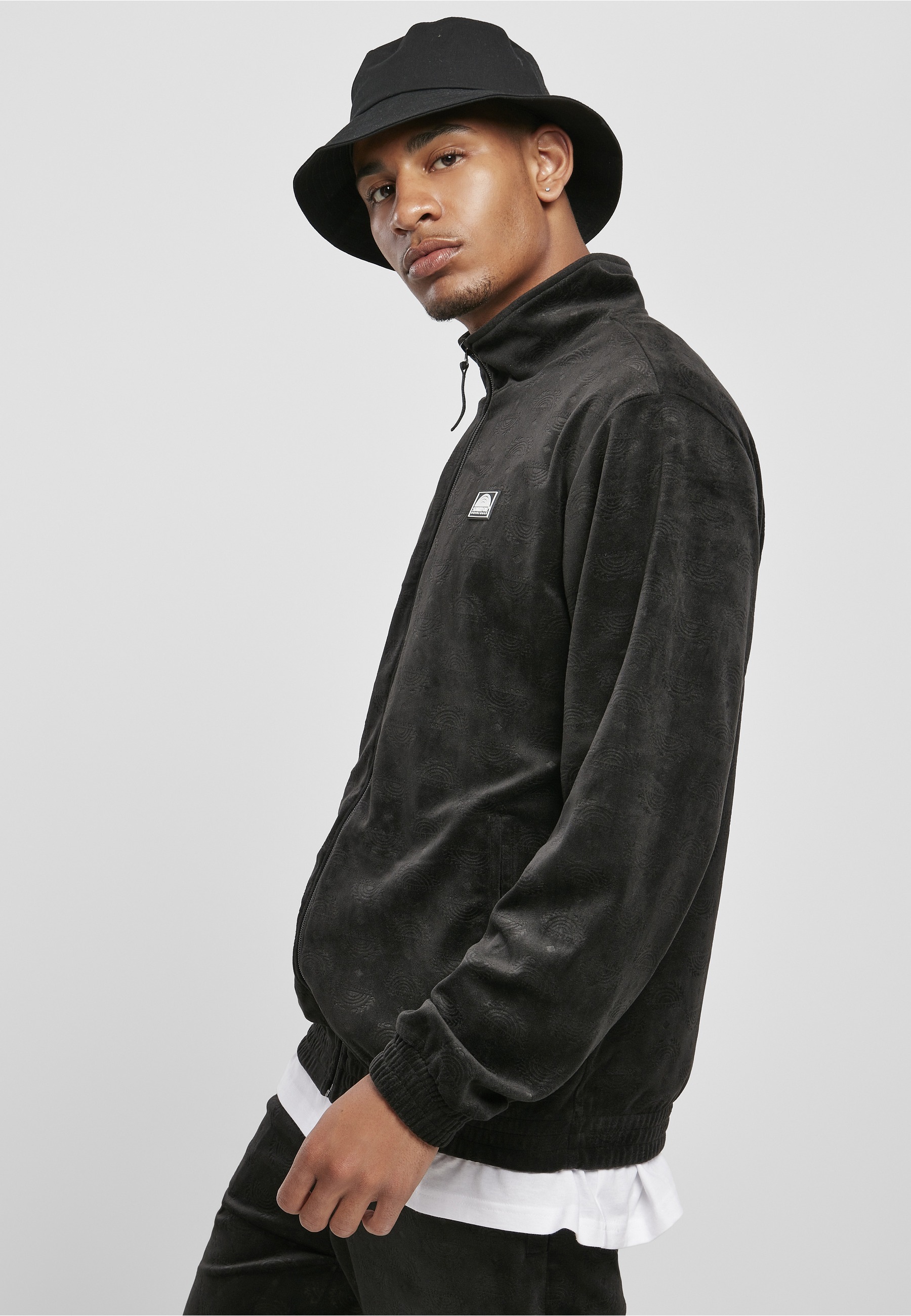 Southpole Langmantel »Southpole Herren Southpole AOP Velour Jacket«