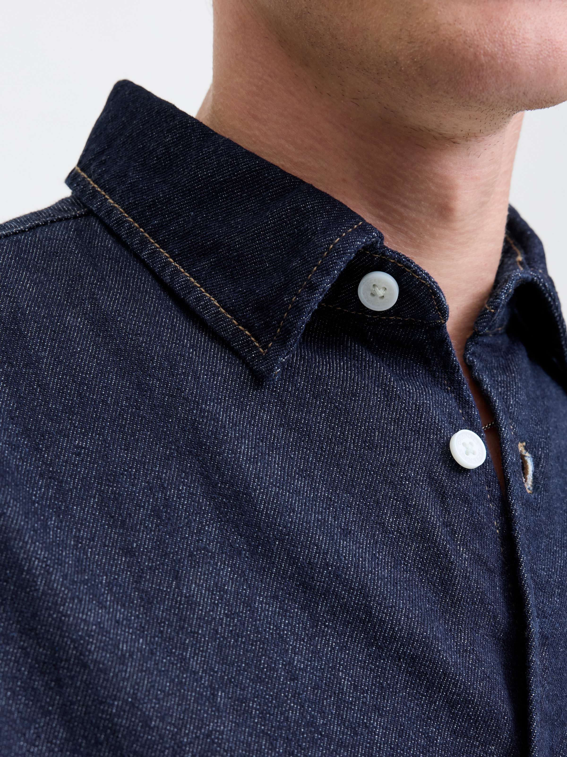 Jack & Jones Langarmhemd »JORNORREBRO DENIM SHIRT LS SN«