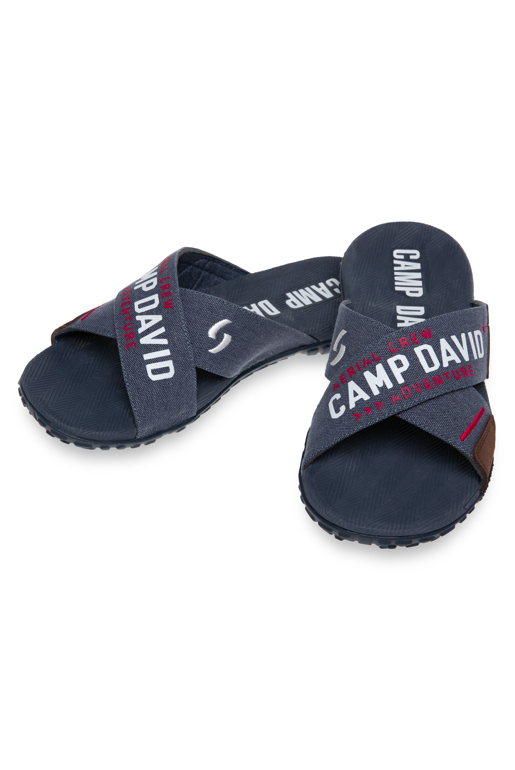 CAMP DAVID Pantolette, mit Stickerei