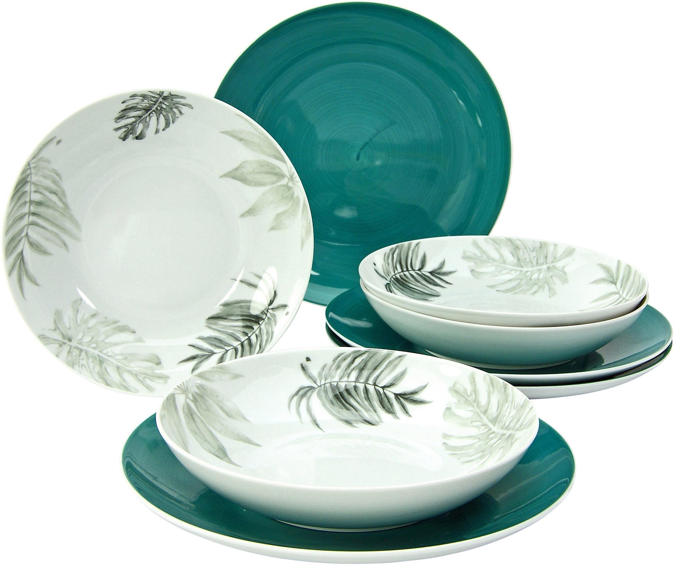 CreaTable Tafelservice »Tropical«, (Set, 8 tlg.), für 4 Personen