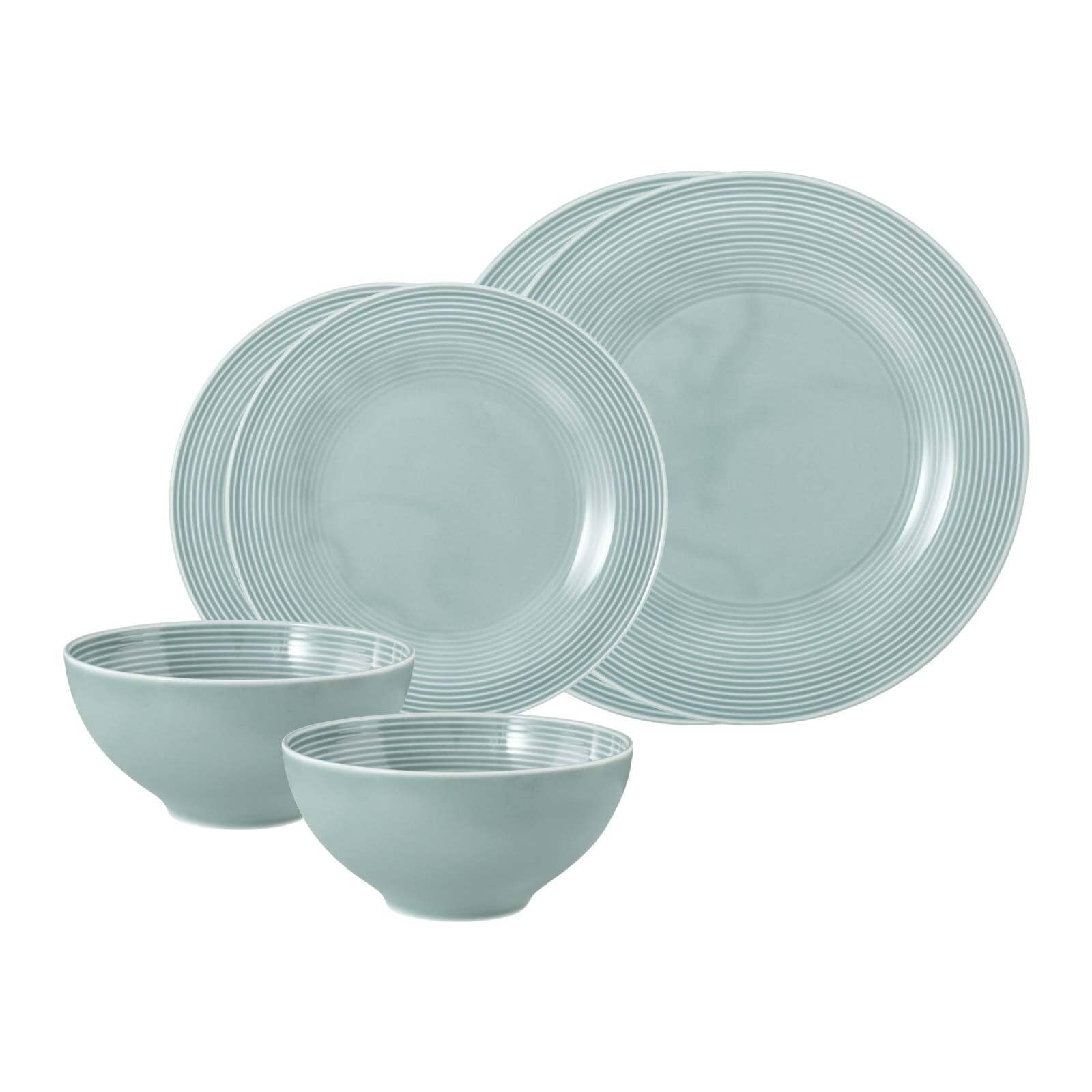 Seltmann Weiden Geschirr-Set "Basic-Set Beat Color Glaze 6er Set" Spülmaschinengeeignet, Mikrowellenfest, Ofenfest