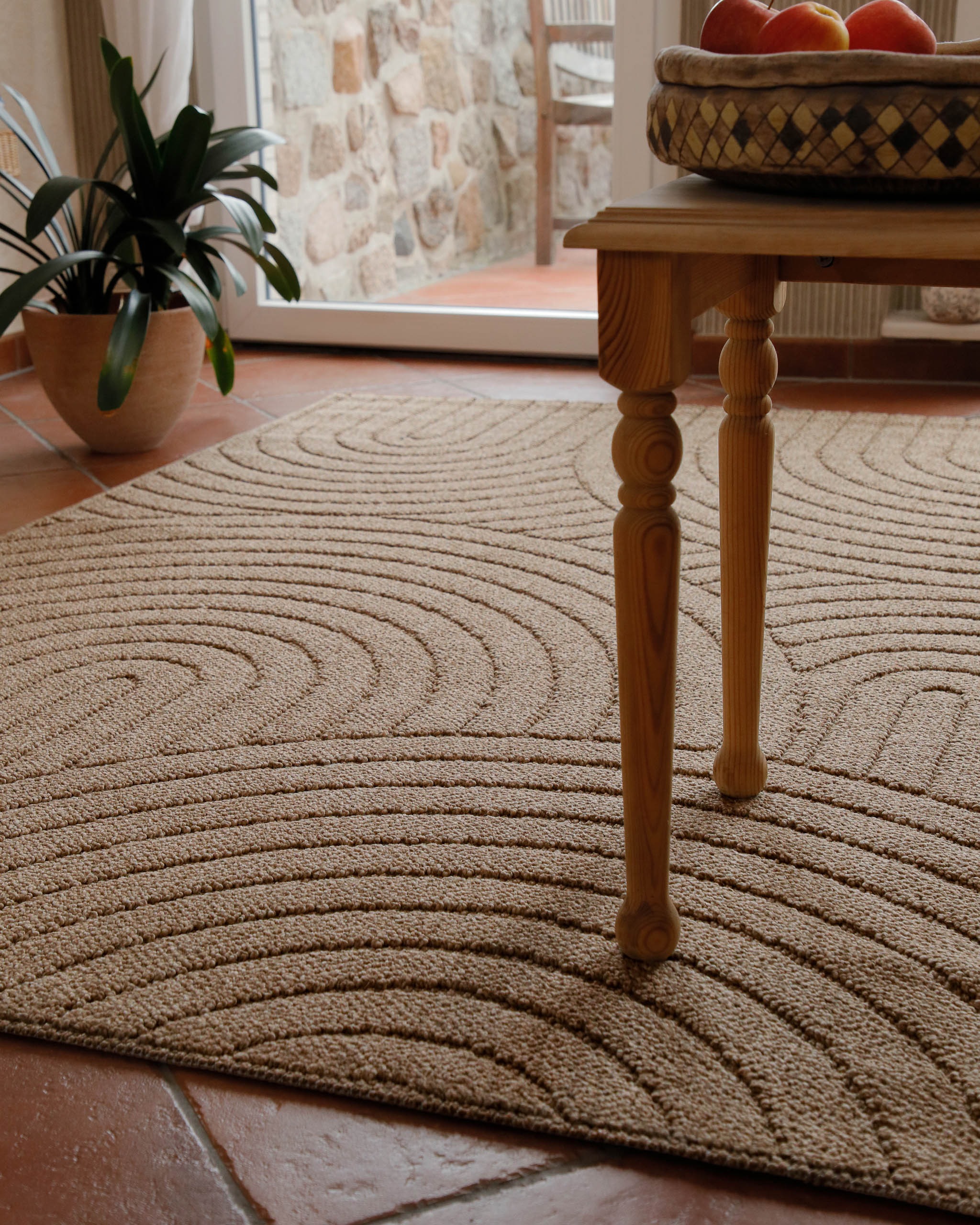 Wecon home Teppich "Monoq" rechteckig 12 mm Höhe Flachgewebe, wetterfest, R günstig online kaufen