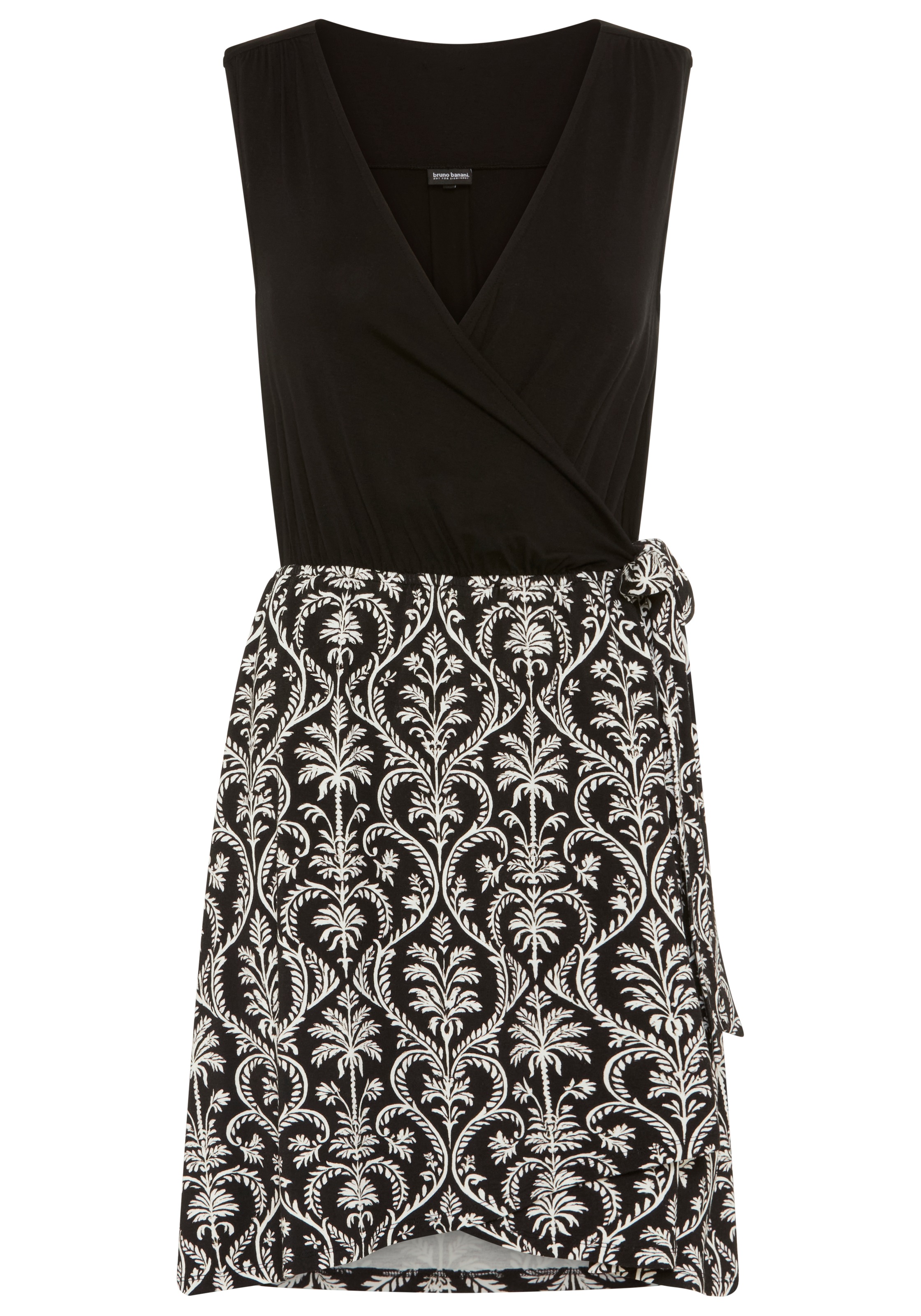 Bruno Banani Sommerkleid aus Viskose und Elasthan, gemustert