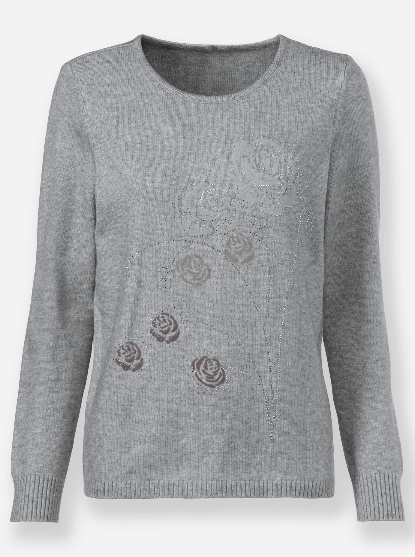 Lady Rundhalspullover »Pullover«