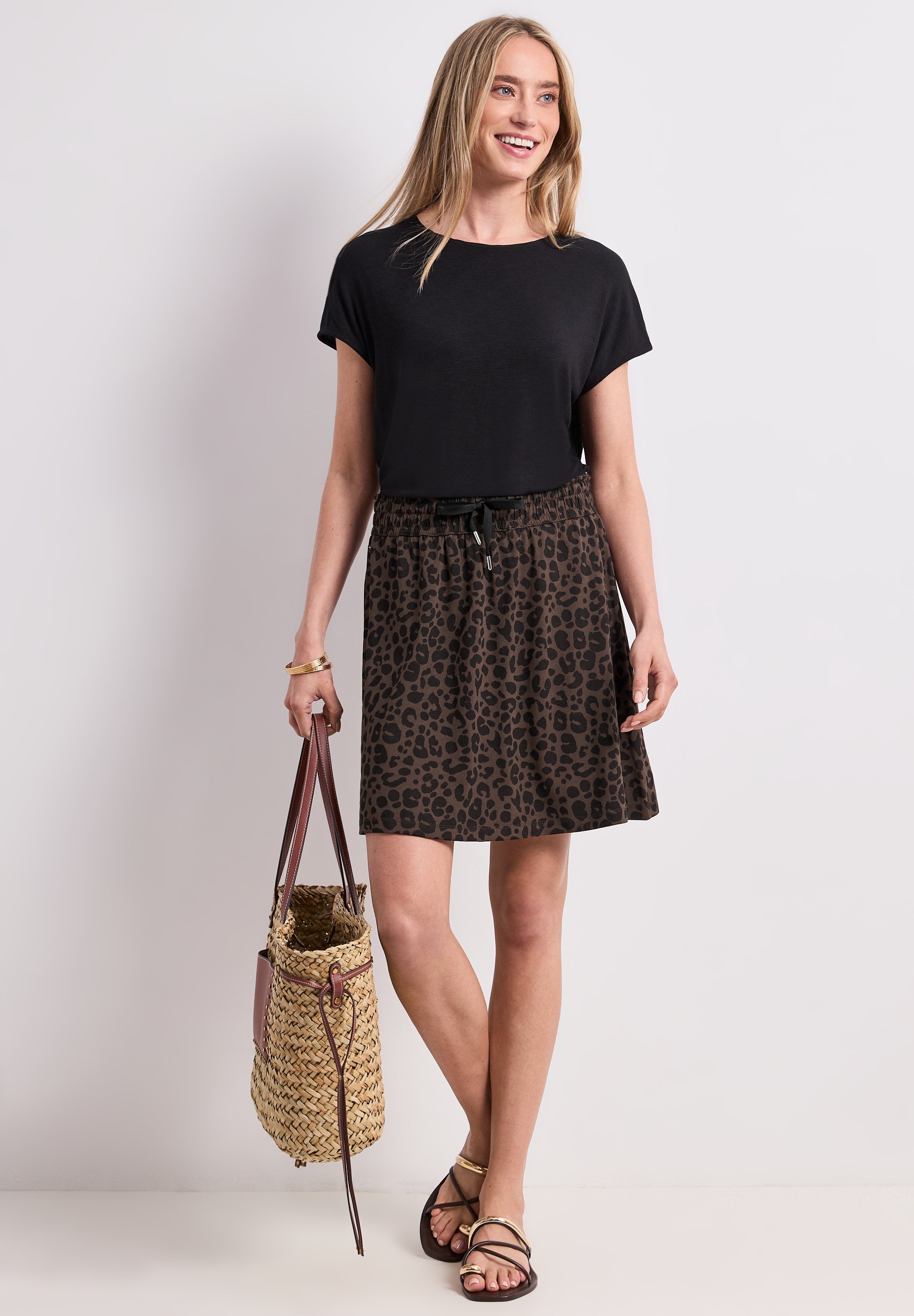 STREET ONE Minirock Middle Waist