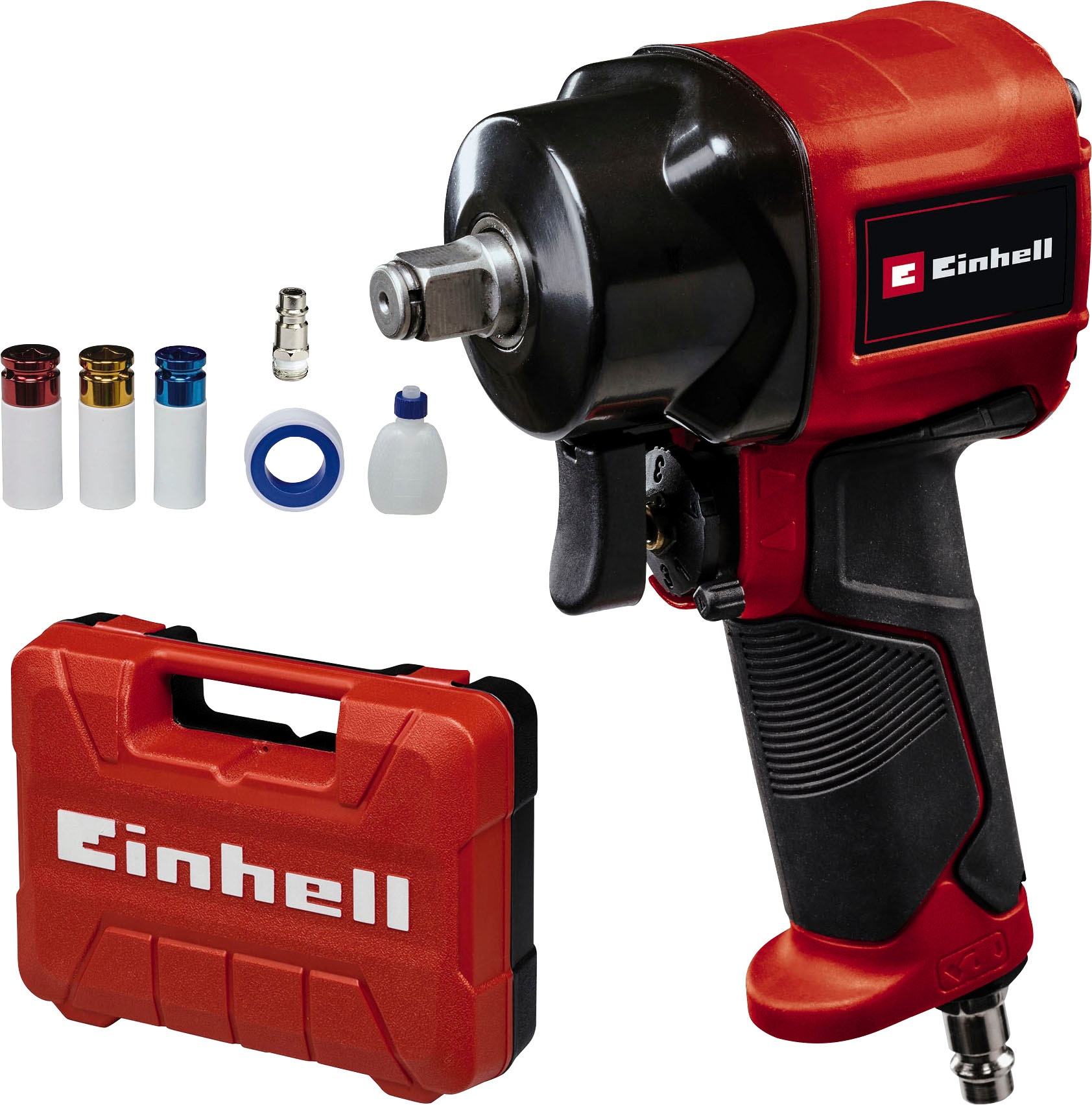 Einhell Druckluft-Schlagschrauber »TC-PW 3 Stecknüsse Compact«, inkl. 610 BAUR 17/19/21mm 