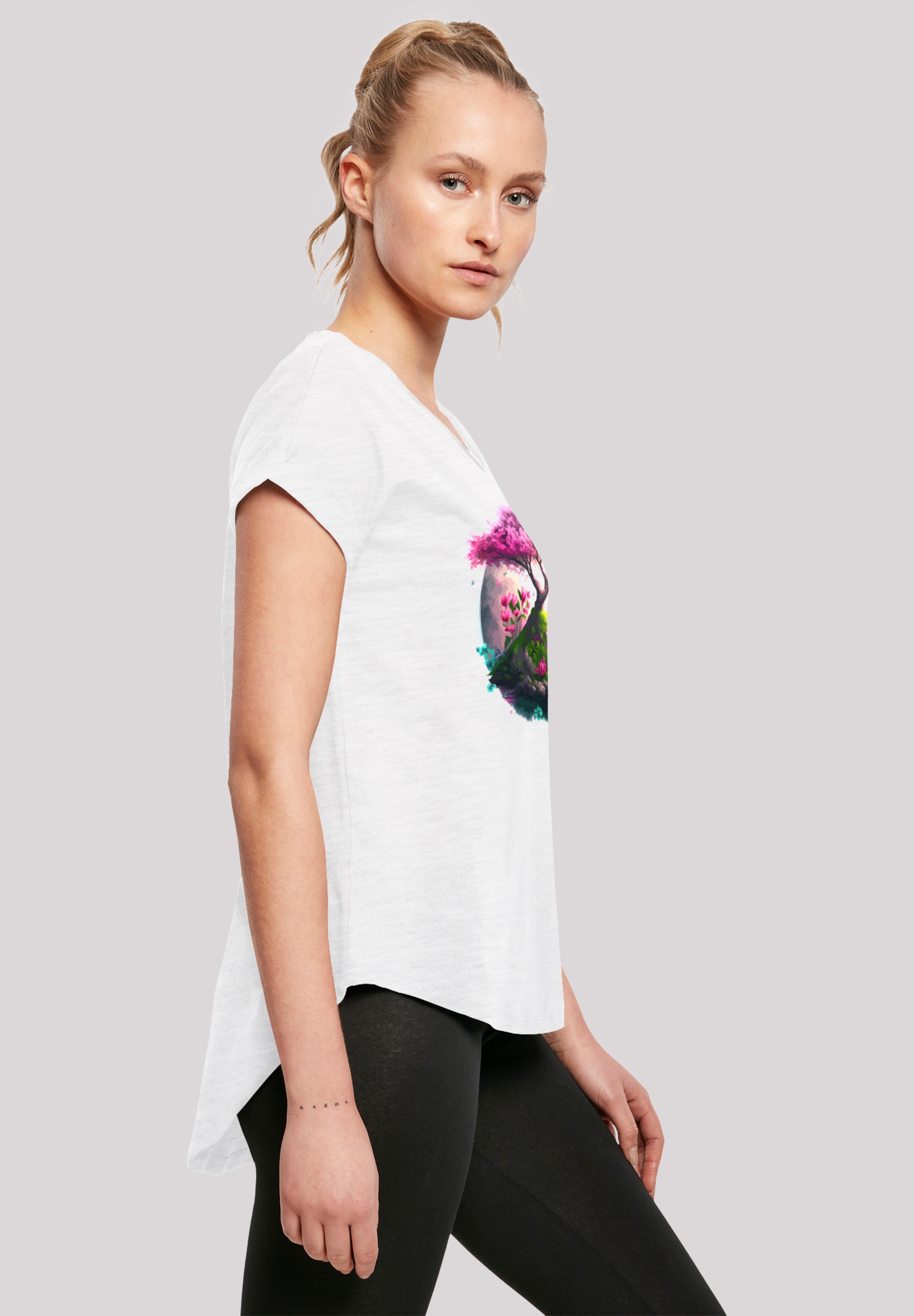 F4NT4STIC Print für T-Shirt kaufen BAUR | Baum«, »Kirschblüten