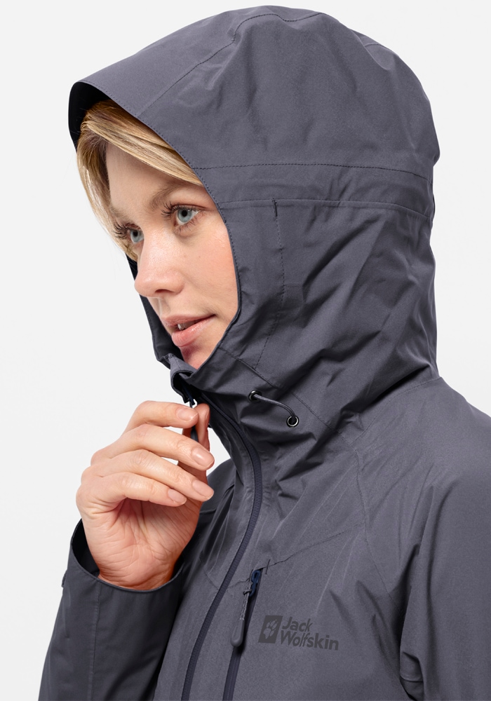 Jack Wolfskin Funktionsjacke »EAGLE PEAK 2L JKT W«, mit Kapuze