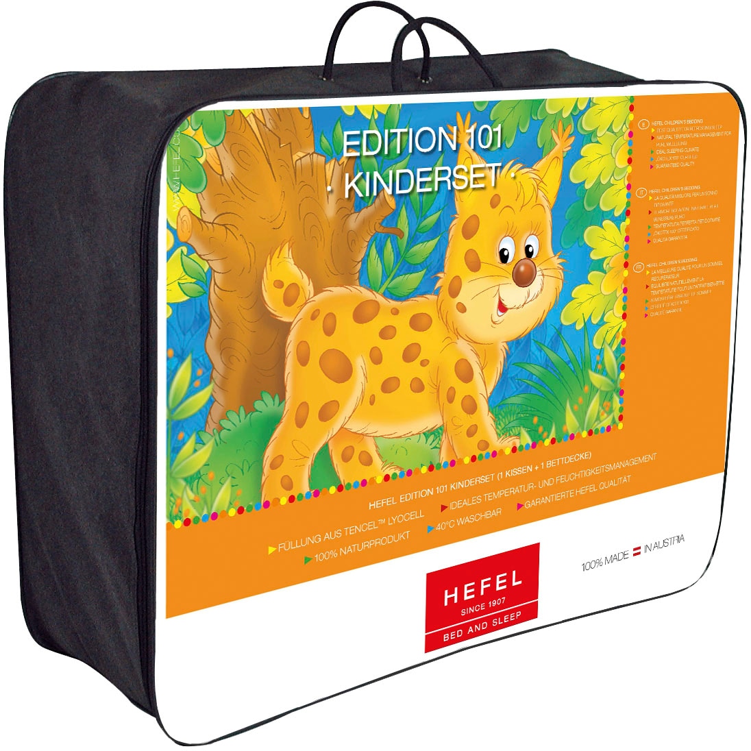 Hefel Kinderbettdecke + Kopfkissen "Edition 101 Kinderset" günstig online kaufen
