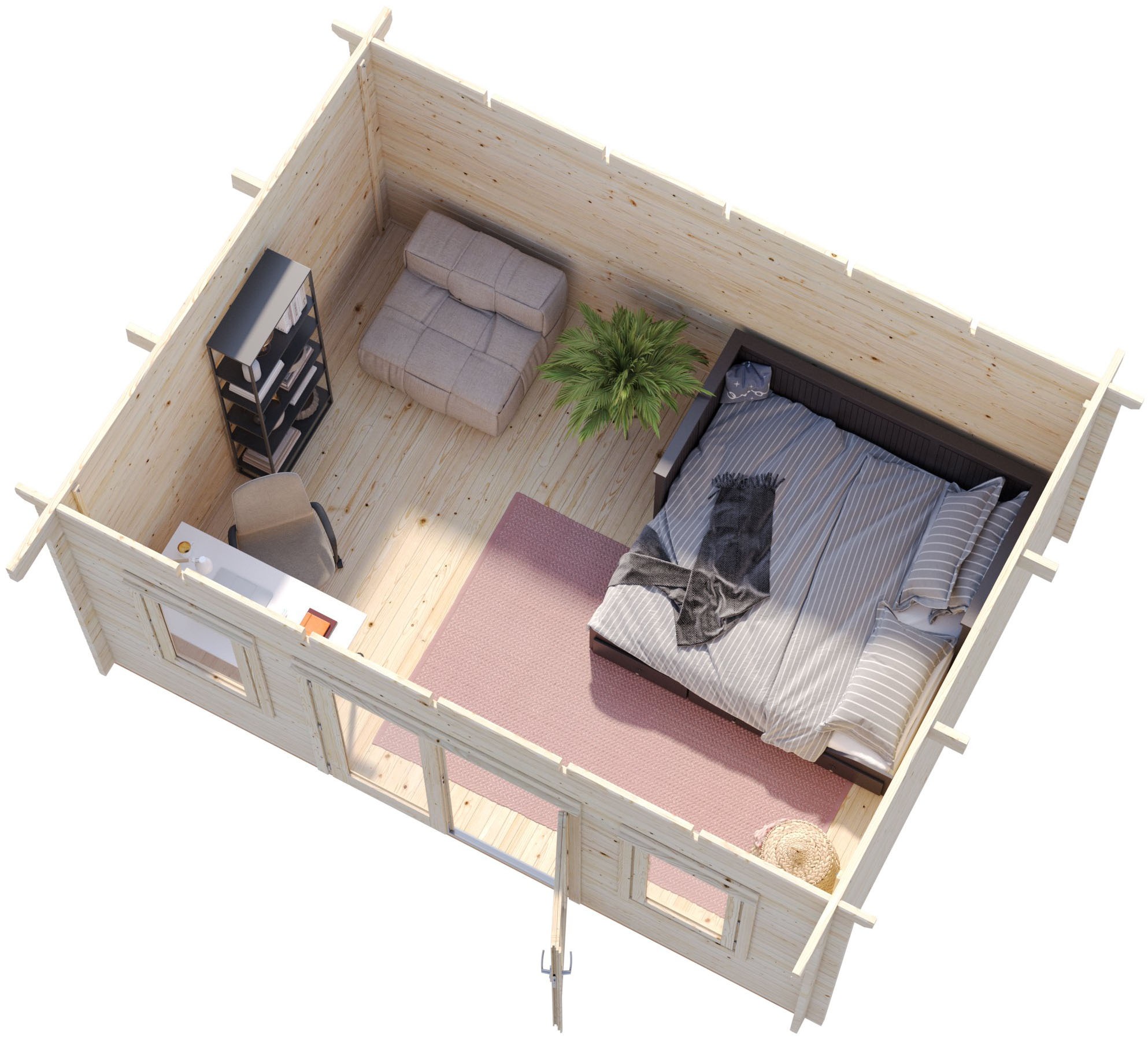 Palmako Gartenhaus »Lisa« verschiedene Farben