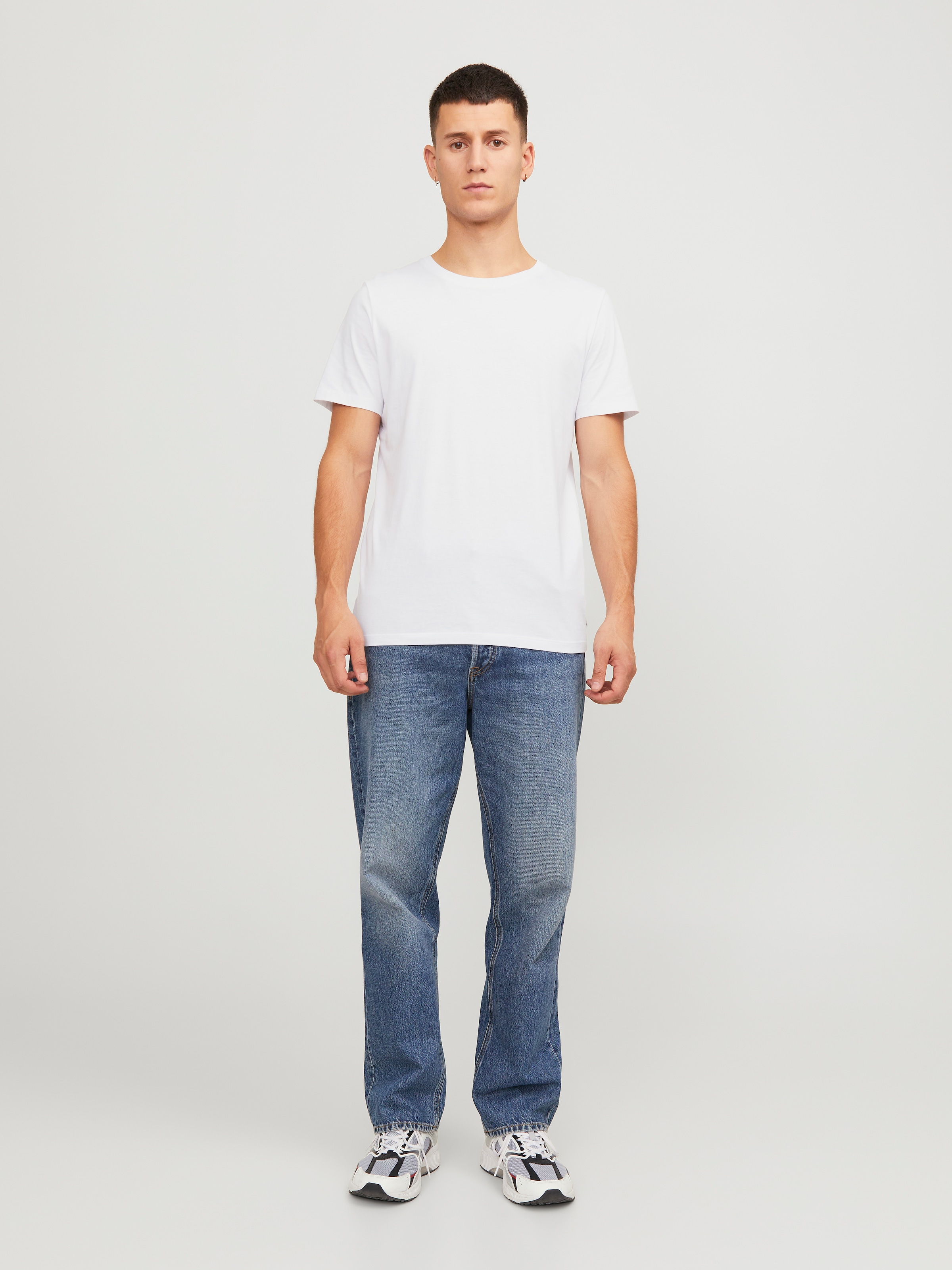 Jack & Jones T-Shirt »JJEORGANIC BASIC TEE SS O-NE 5PK MP NOOS« Packung, 5er-Pack, 5 Stk.