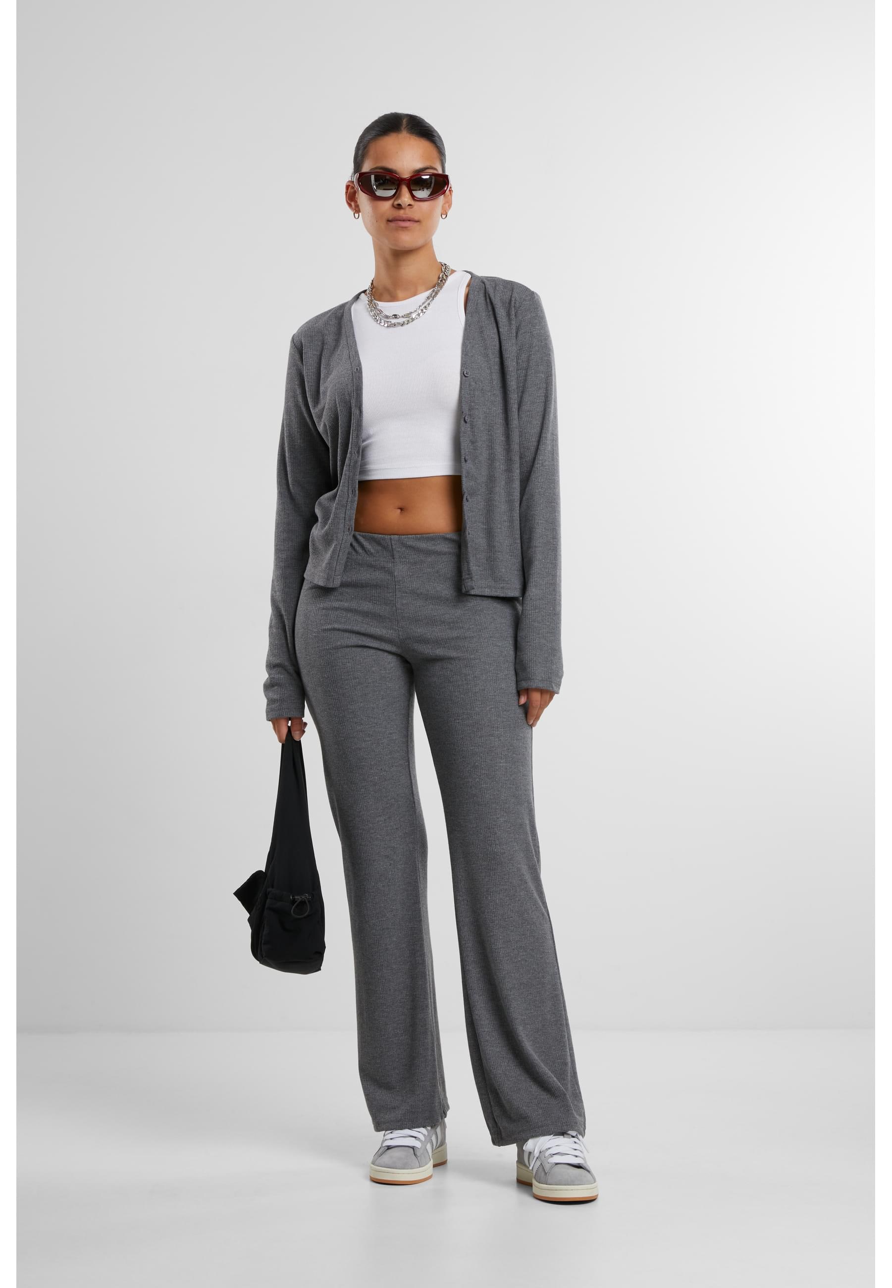 URBAN CLASSICS Strickjacke »Urban Classics Ladies Rib Cardigan«