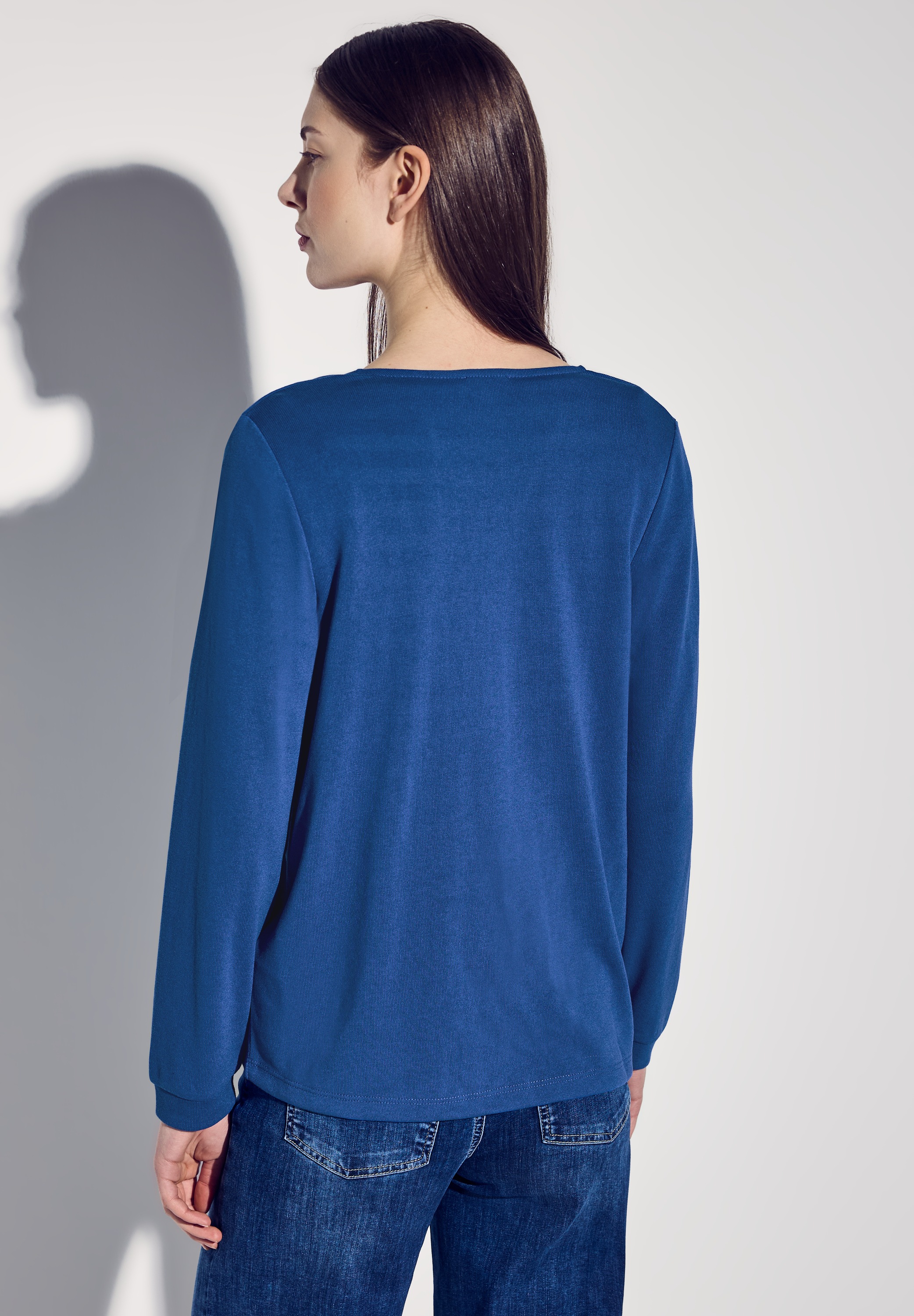 STREET ONE Cardigan, aus softem Materialmix günstig online kaufen