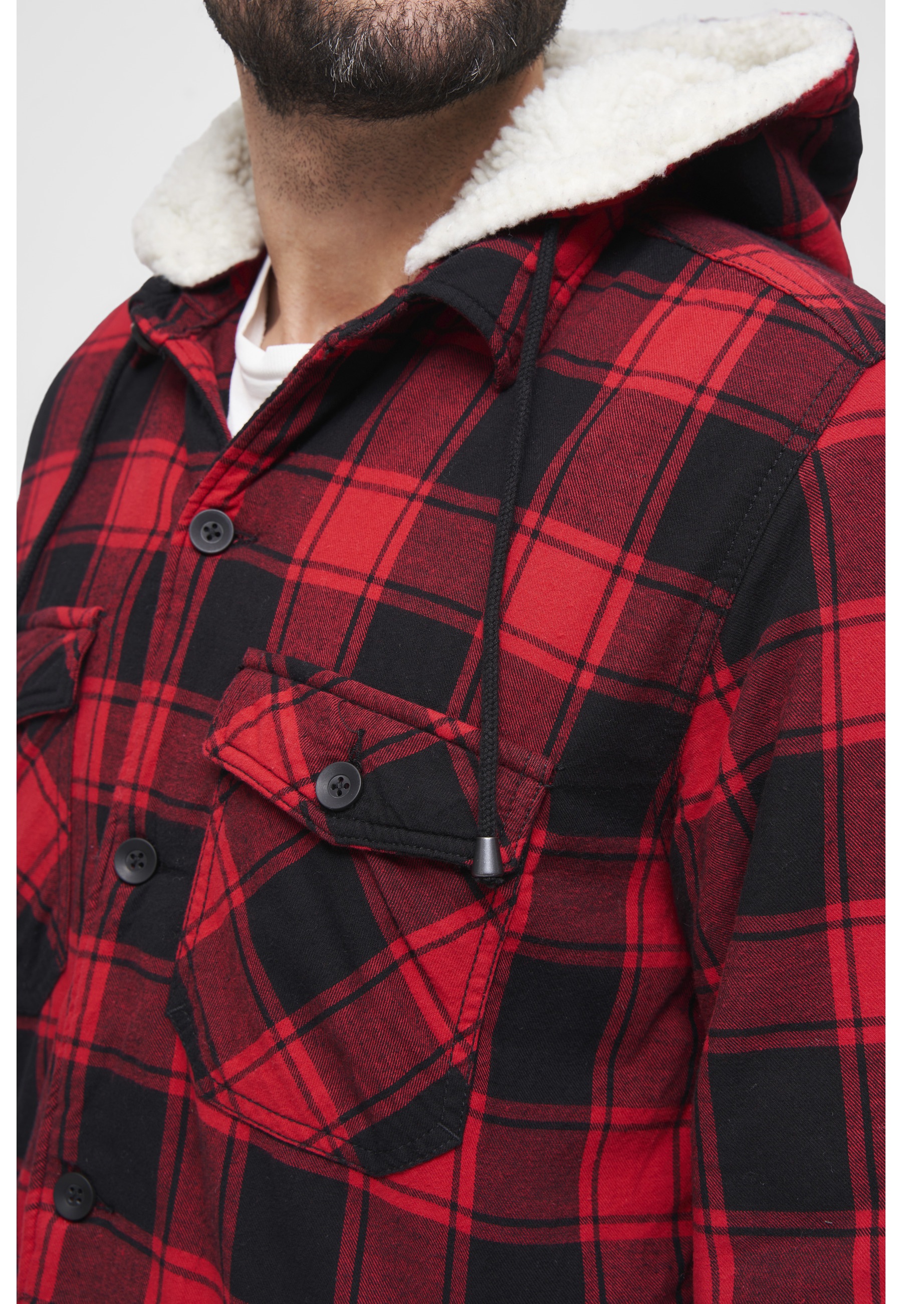 Brandit Anorak »Brandit Herren Lumberjacket Hooded« 1 Stk. tlg. mit Kapuze