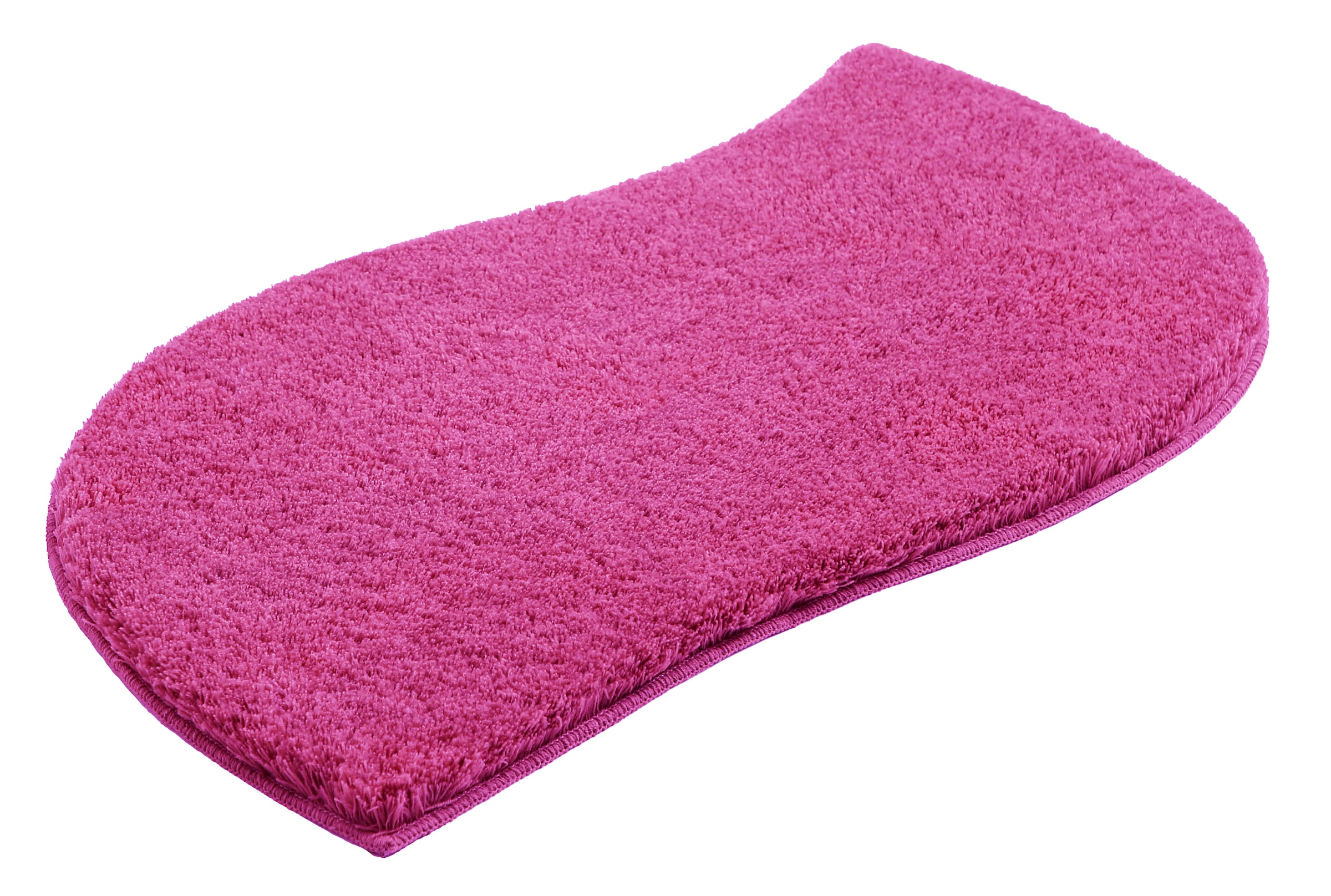 my home Badematte »Merida, Badvorleger, Badezimmer Teppich«, rutschhemmend beschichtet, fußbodenheizungsgeeignet-schnell trocknend-strapazierfähig, Badteppich, Uni Farben, rechteckig, rund & als 2-tlg. Set erhältlich