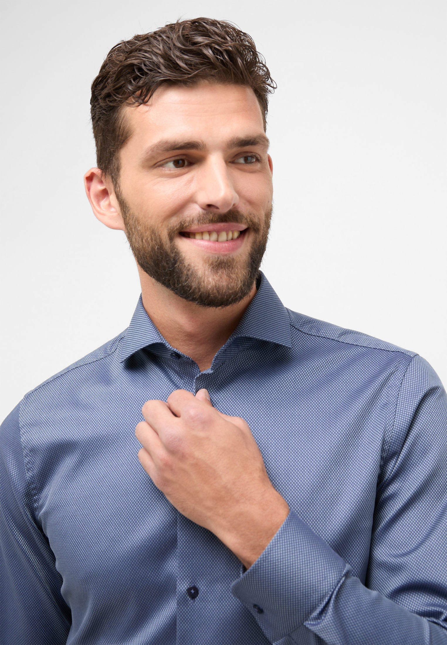 Thumbnail - Eterna Langarmhemd "SLIM FIT" NON IRON (bügelfrei)