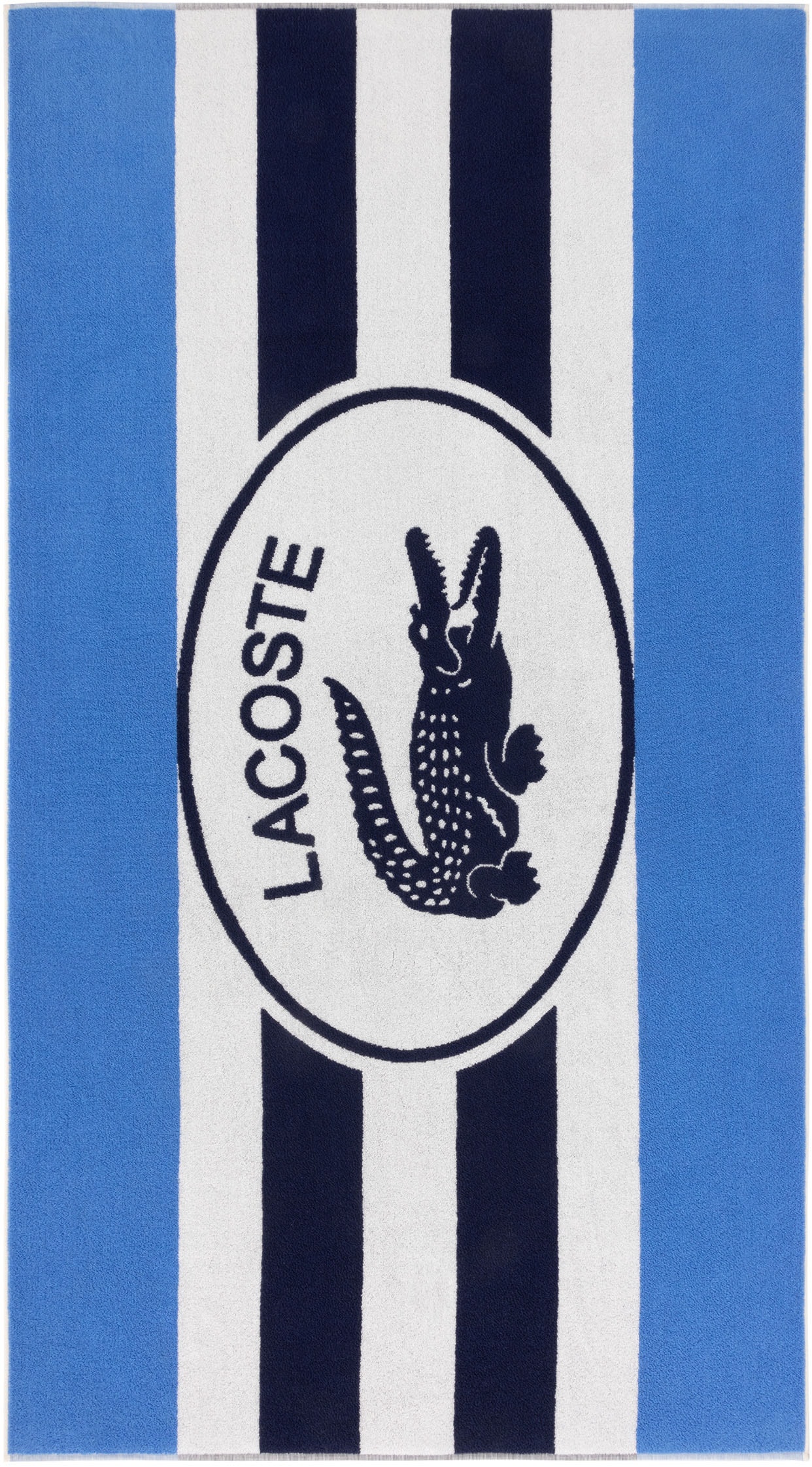 Lacoste Strandtuch "BADGE" mit Label-Applikationen