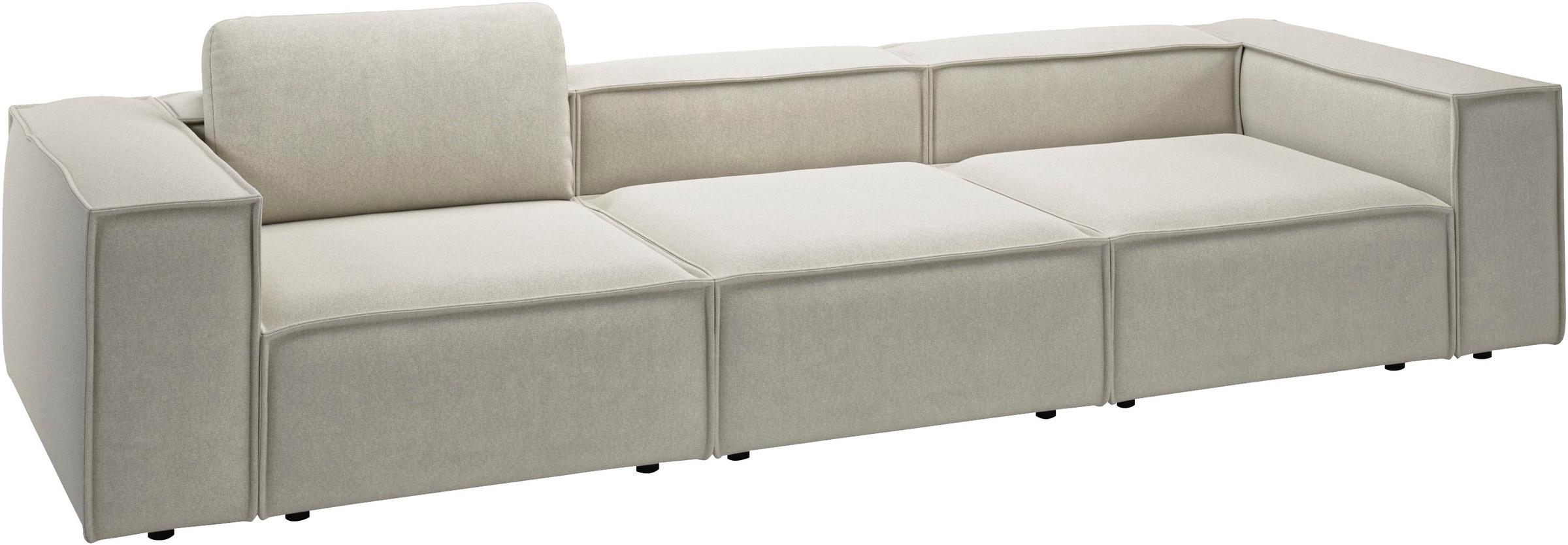 Places of Style 3,5-Sitzer »Watertown, modernes Big-Sofa XXL, 336 cm Breite, auch in Feincord«, Riesiges Designersofa mit viel Platz & weichen Bezügen in Trendfarben