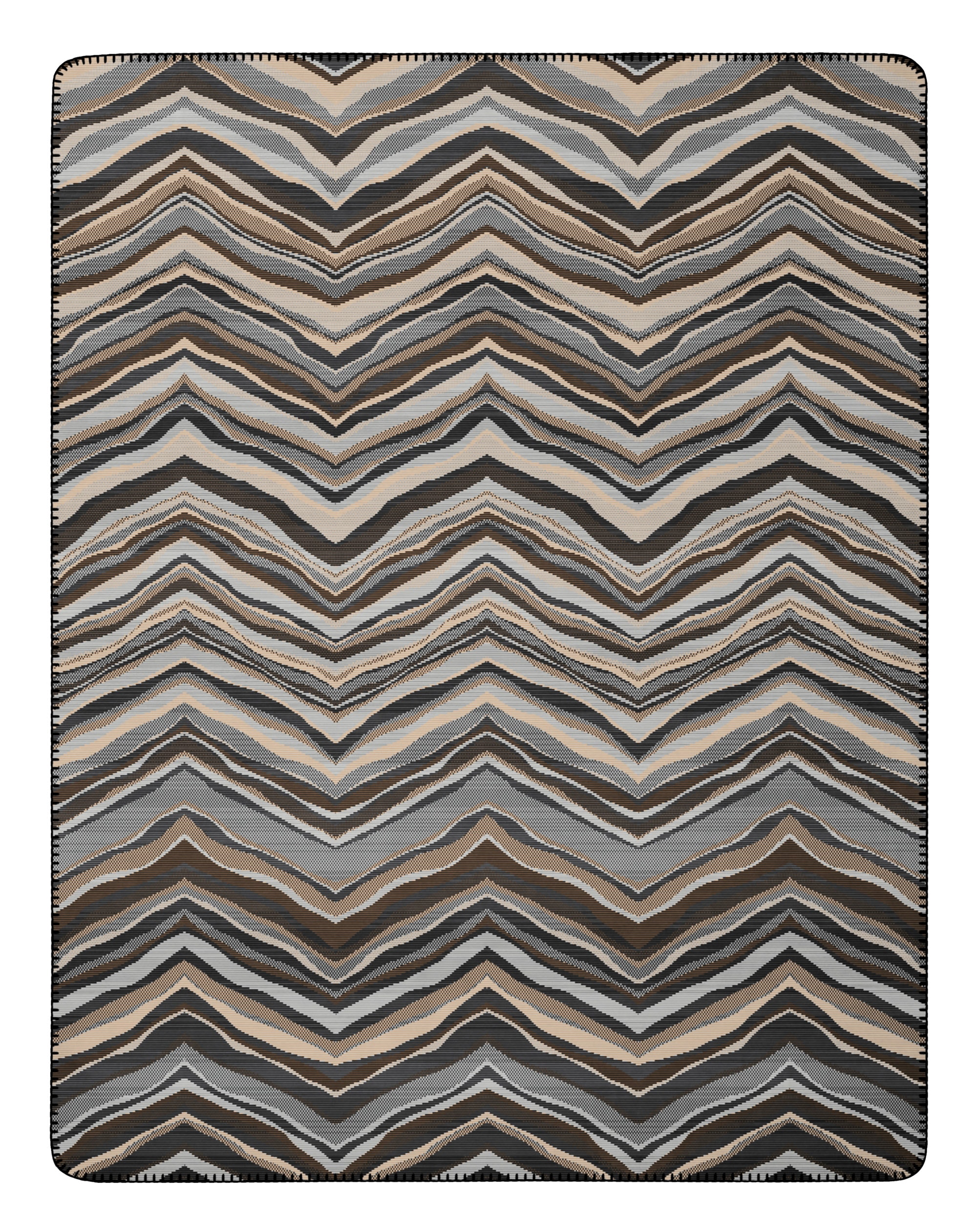 Biederlack Wohndecke "Wohndecke Wildline mit geketteltem Zierstich" Made in günstig online kaufen