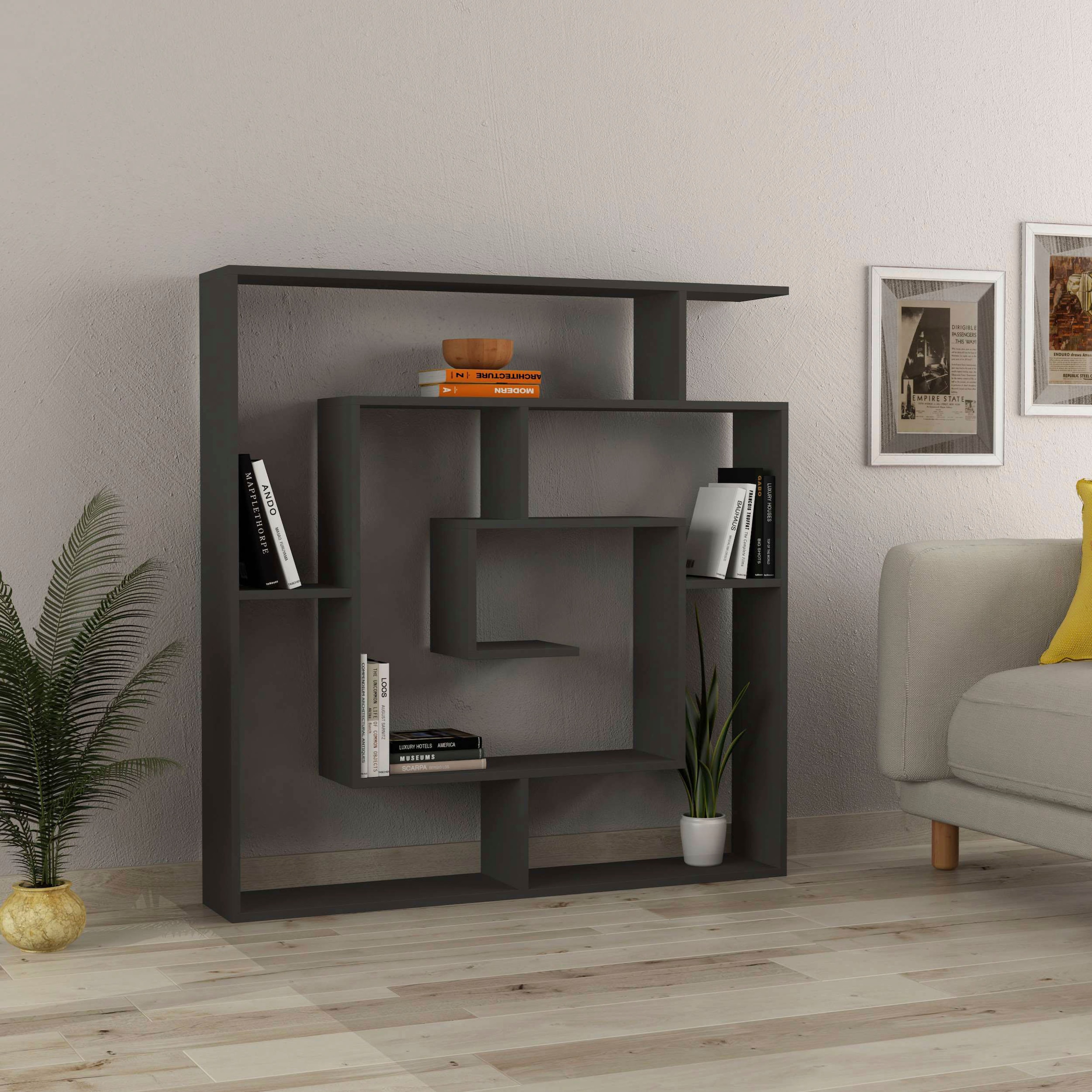 Decortie Bücherregal »Labirent Bücherregal«, (Packung), Leichte Montage, Lagerung, Platzsparend