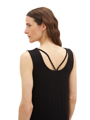 TOM TAILOR Jerseykleid, mit V-Streifen am Rücken online bestellen | BAUR