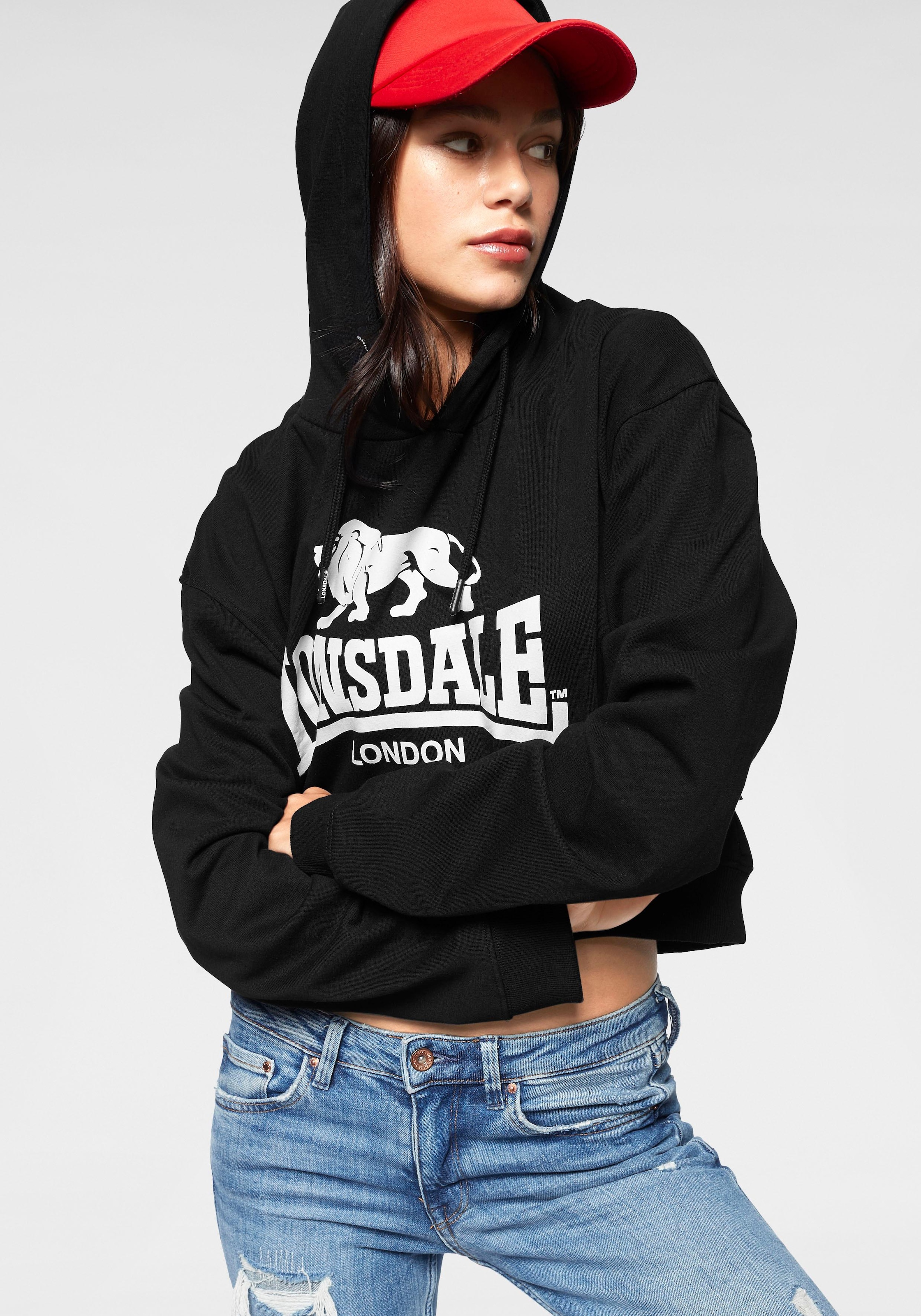 Lonsdale Kapuzensweatshirt "Crop ROXETH" günstig online kaufen