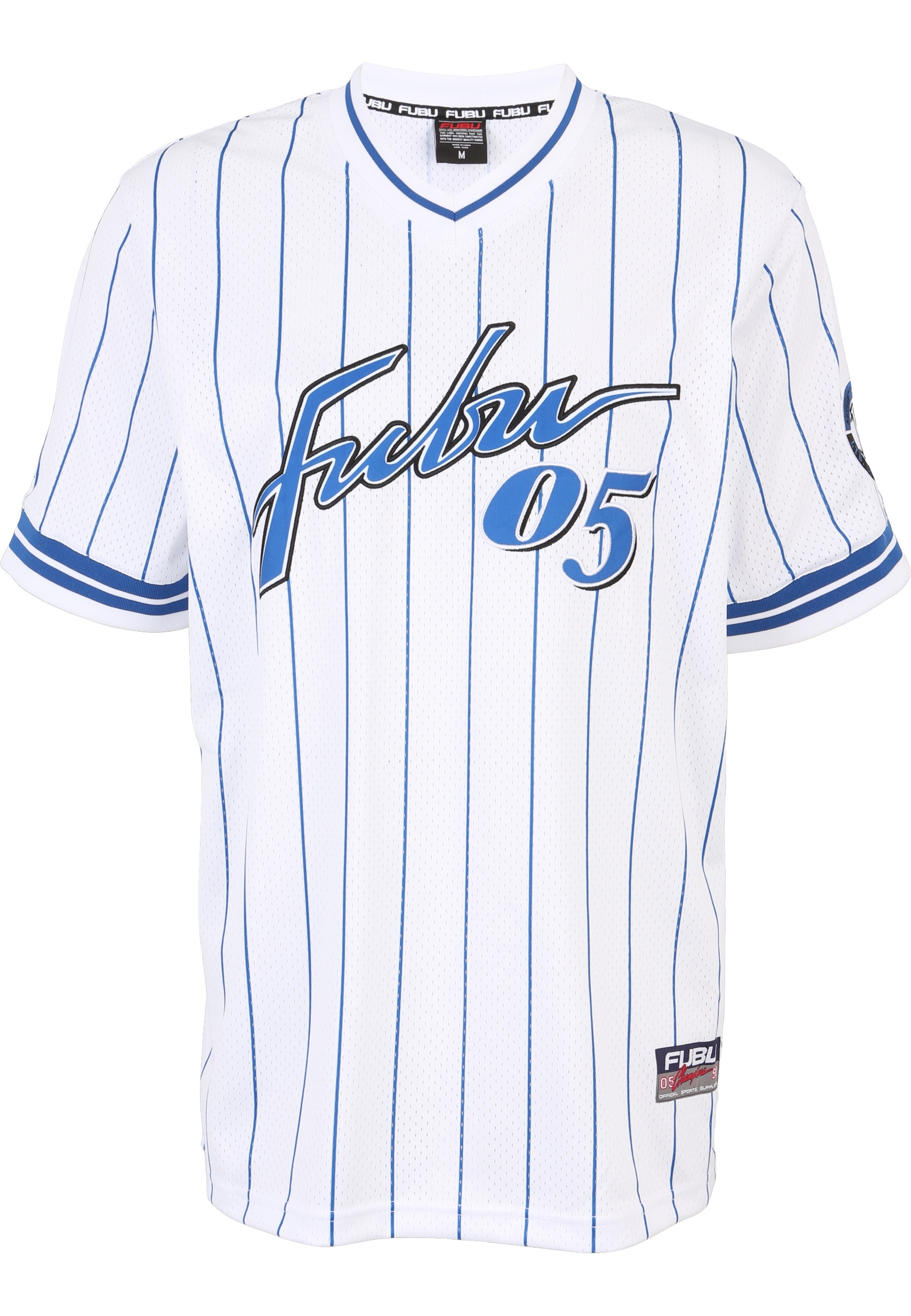 Fubu T-Shirt "Fubu Herren FM232-012-1 FUBU Retro Pinstripe Jersey" 1 Stk. günstig online kaufen