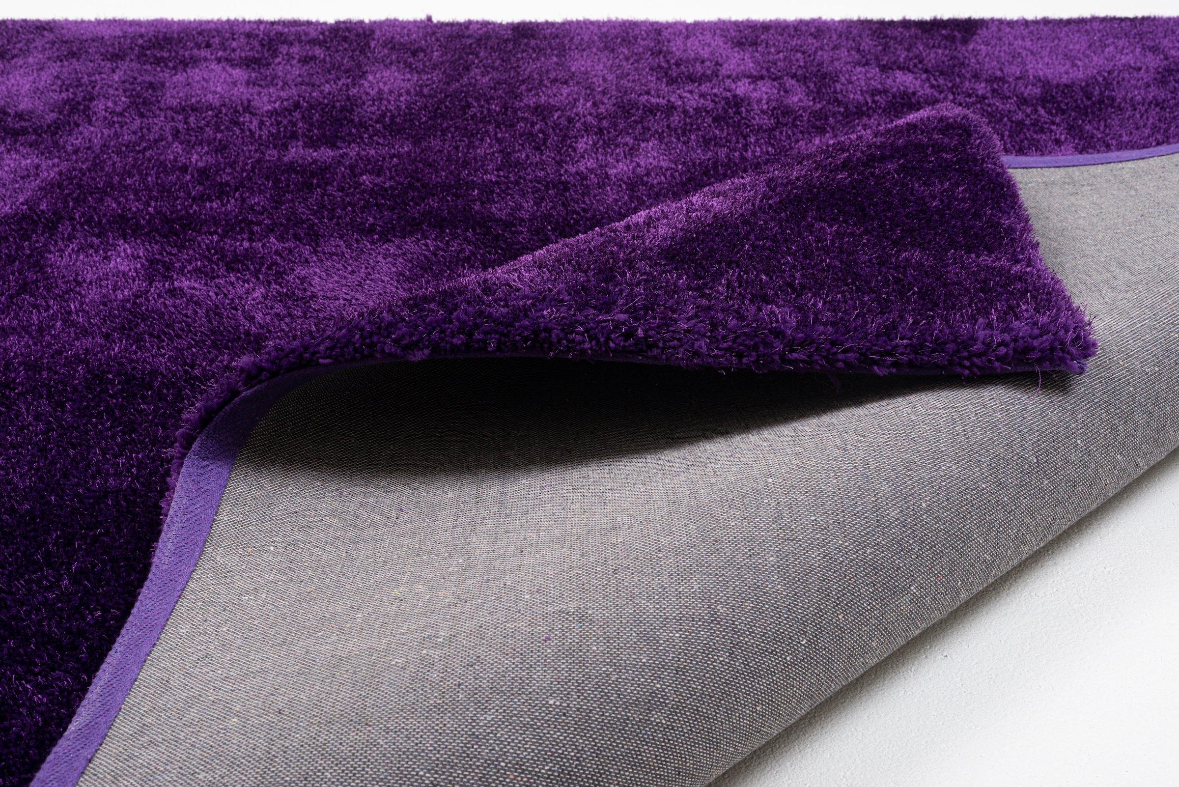TOM TAILOR HOME Hochflor-Teppich »Soft«, rechteckig, 35 mm Höhe, handgetuftet, Uni-Farben, super weich und flauschig