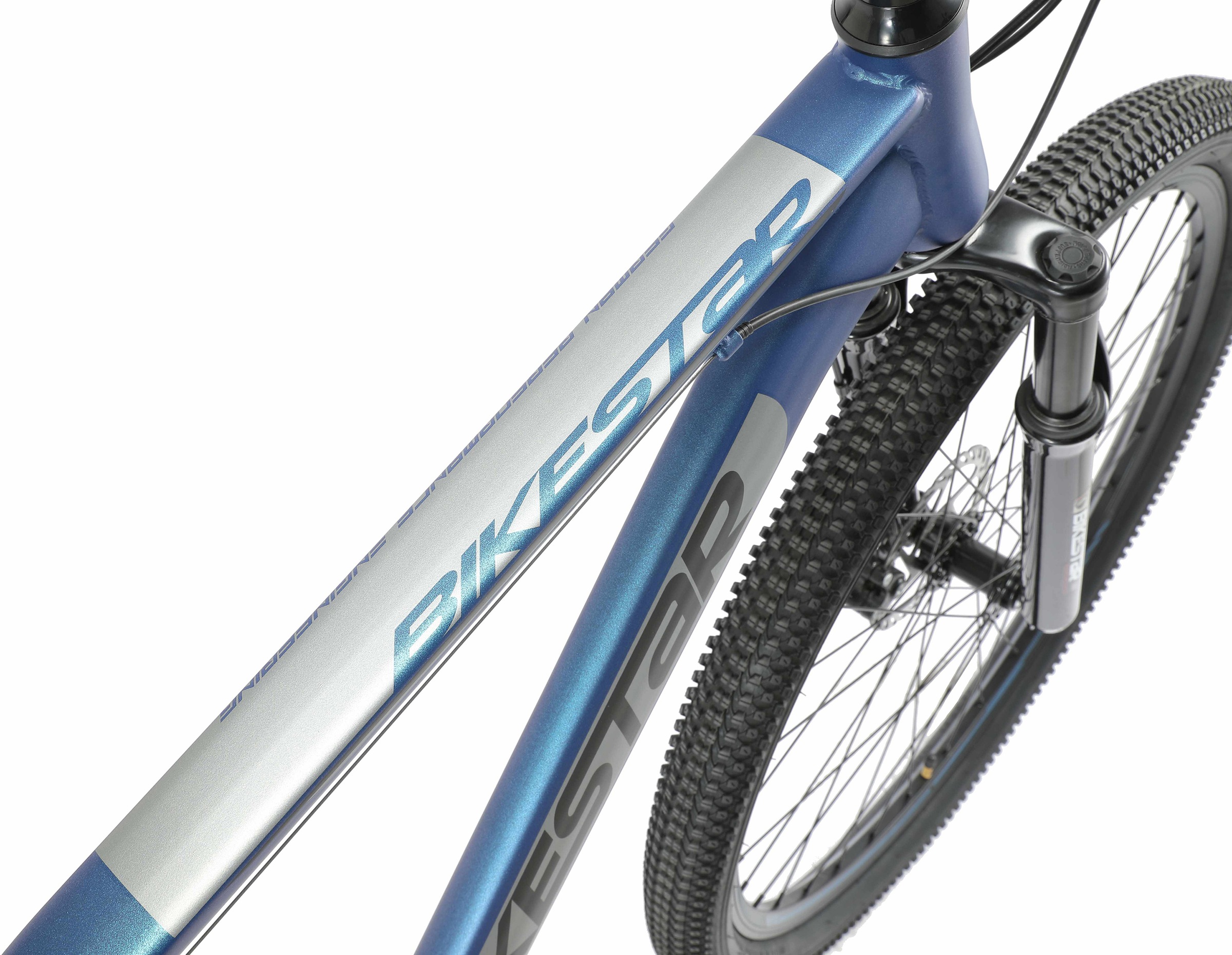 Bikestar Mountainbike, 21 Gang, Shimano, RD-TY300 Schaltwerk, Kettenschaltung, für Damen und Herren, Kettenschaltung