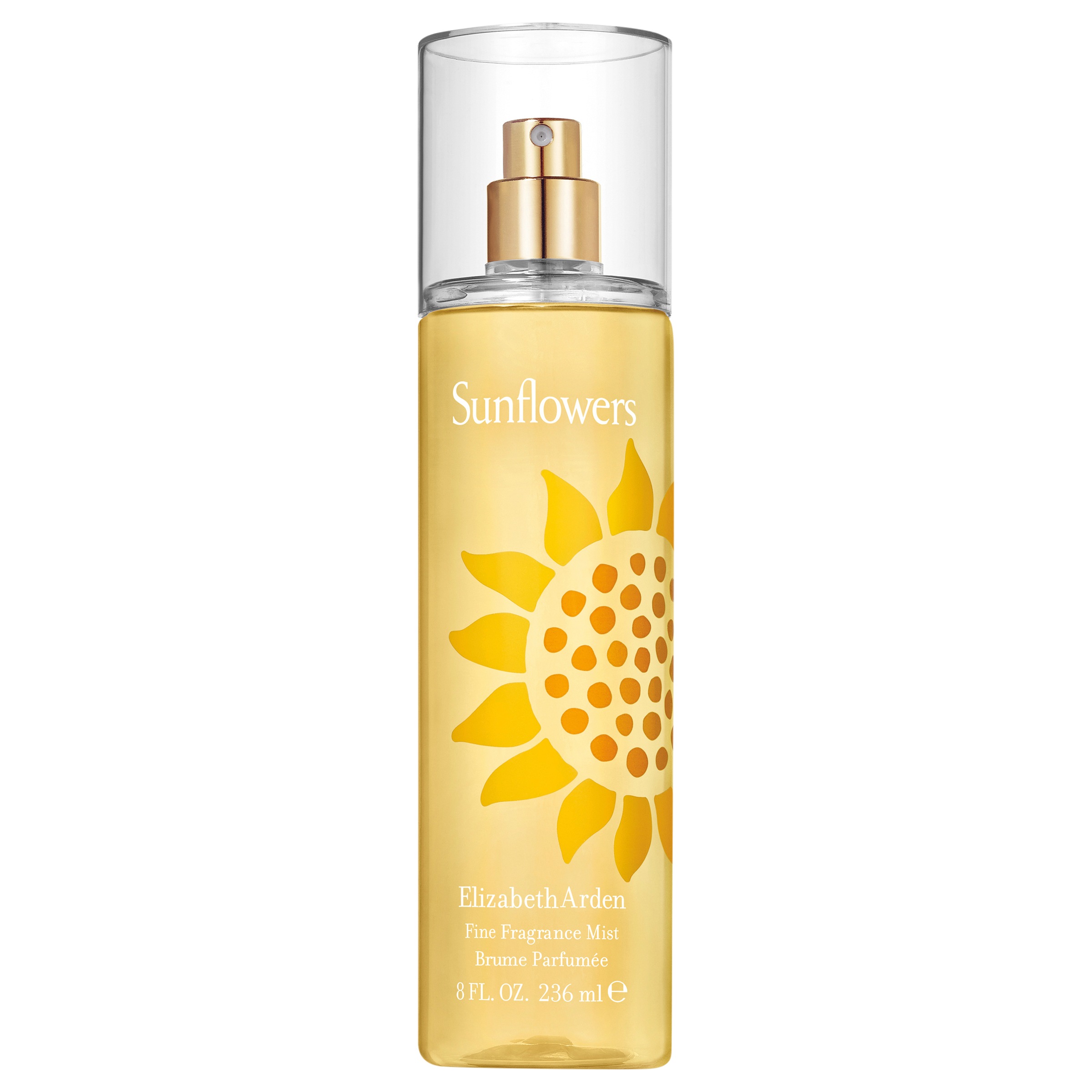 ELIZABETH ARDEN Damen Körperspray "SUNFLOWERS FRAGRANCE MIST"236 ml, Parfüms, mit Glasflakon, fruchtig-blumiger Charakter