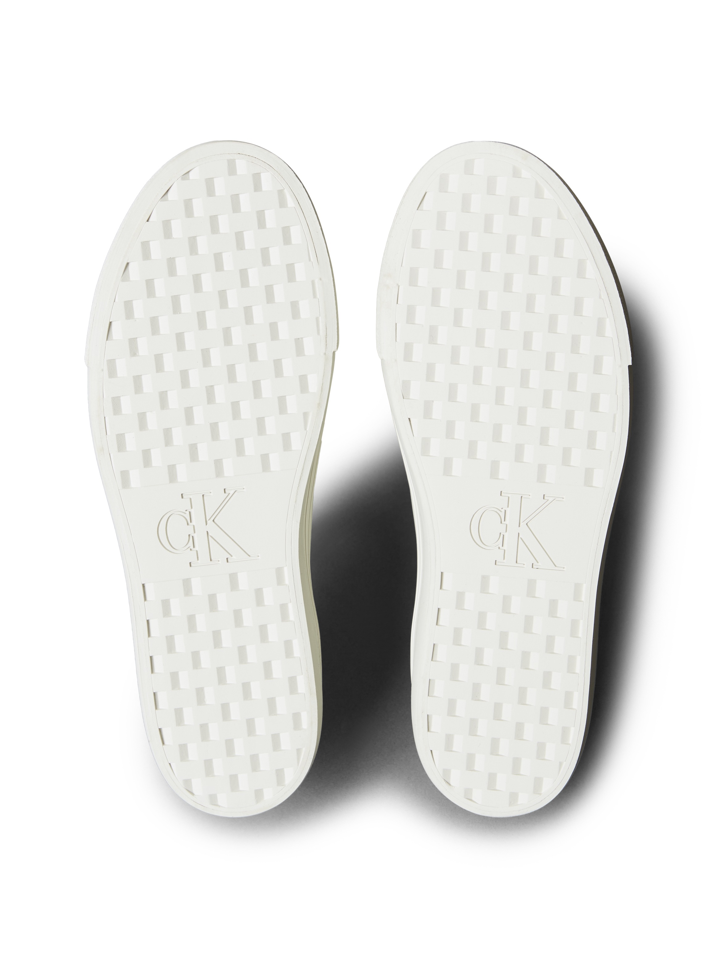 Calvin Klein Jeans Plateausneaker "VULC FLATF LACE UP LTH CK" Schnürschuh, günstig online kaufen