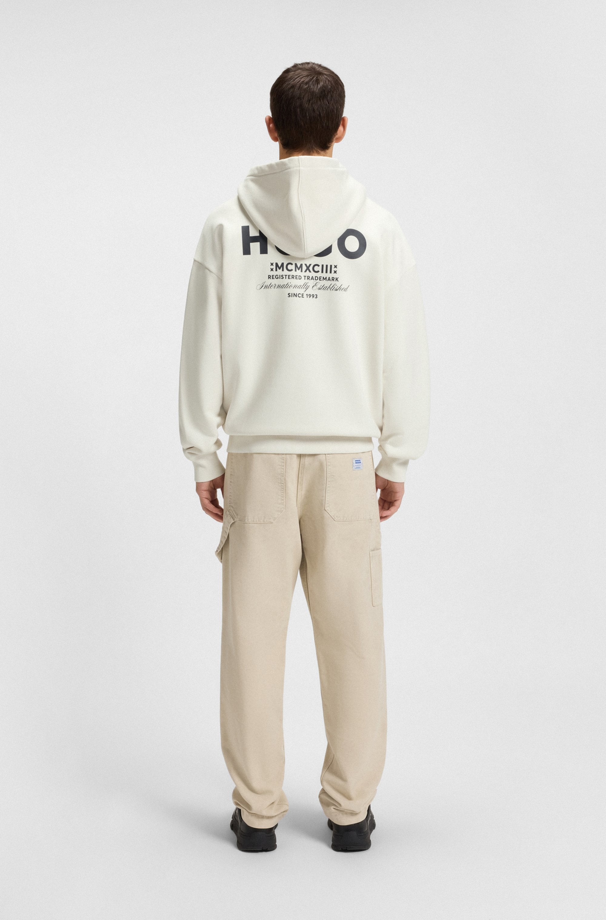 HUGO Blue Hoodie »Nazardo«