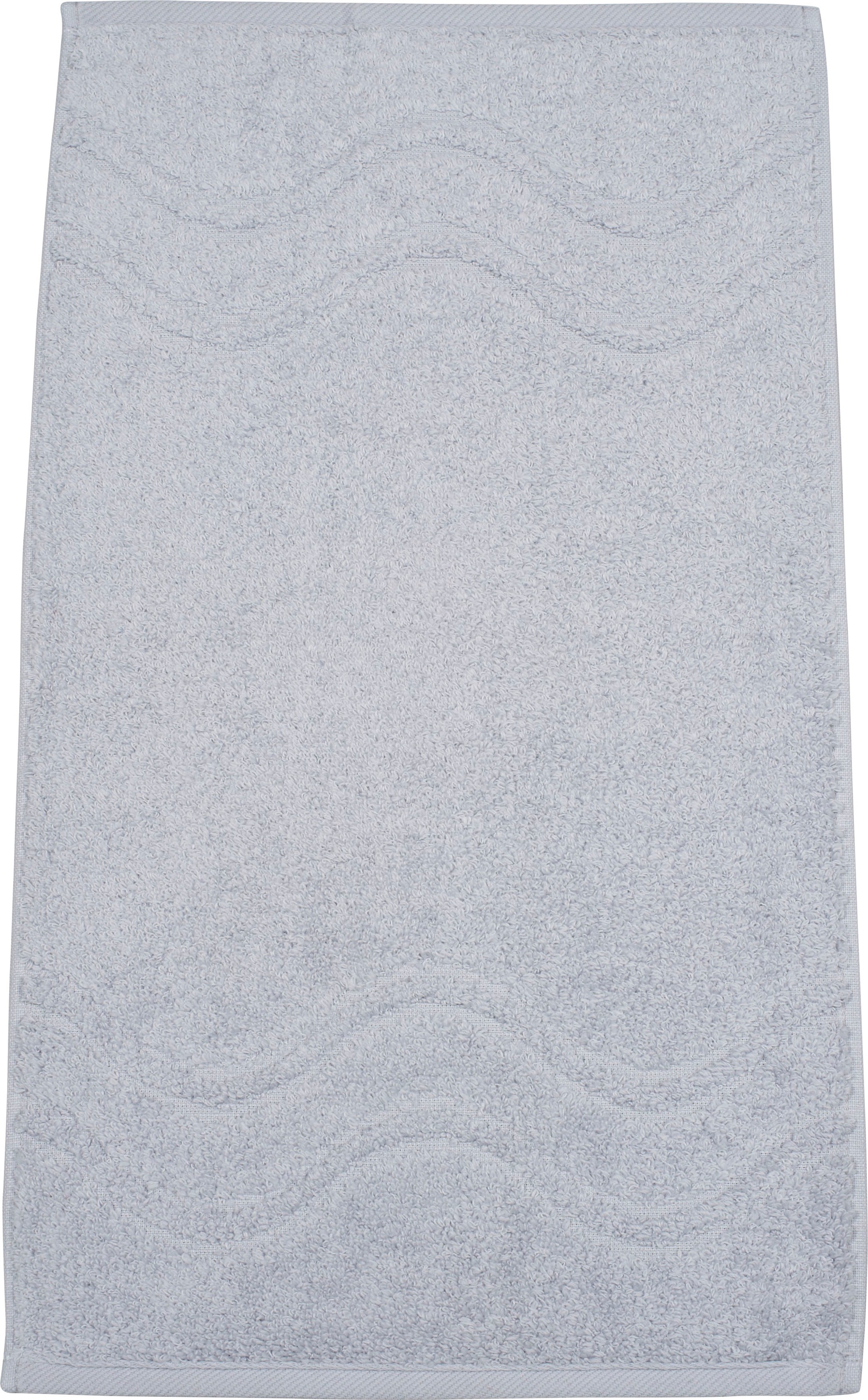 ROSS Gästehandtuch »Cashmere feeling«, (Packung, 6 St.), 100% Baumwolle, mit Wellen-Bordüre, große Farbauswahl