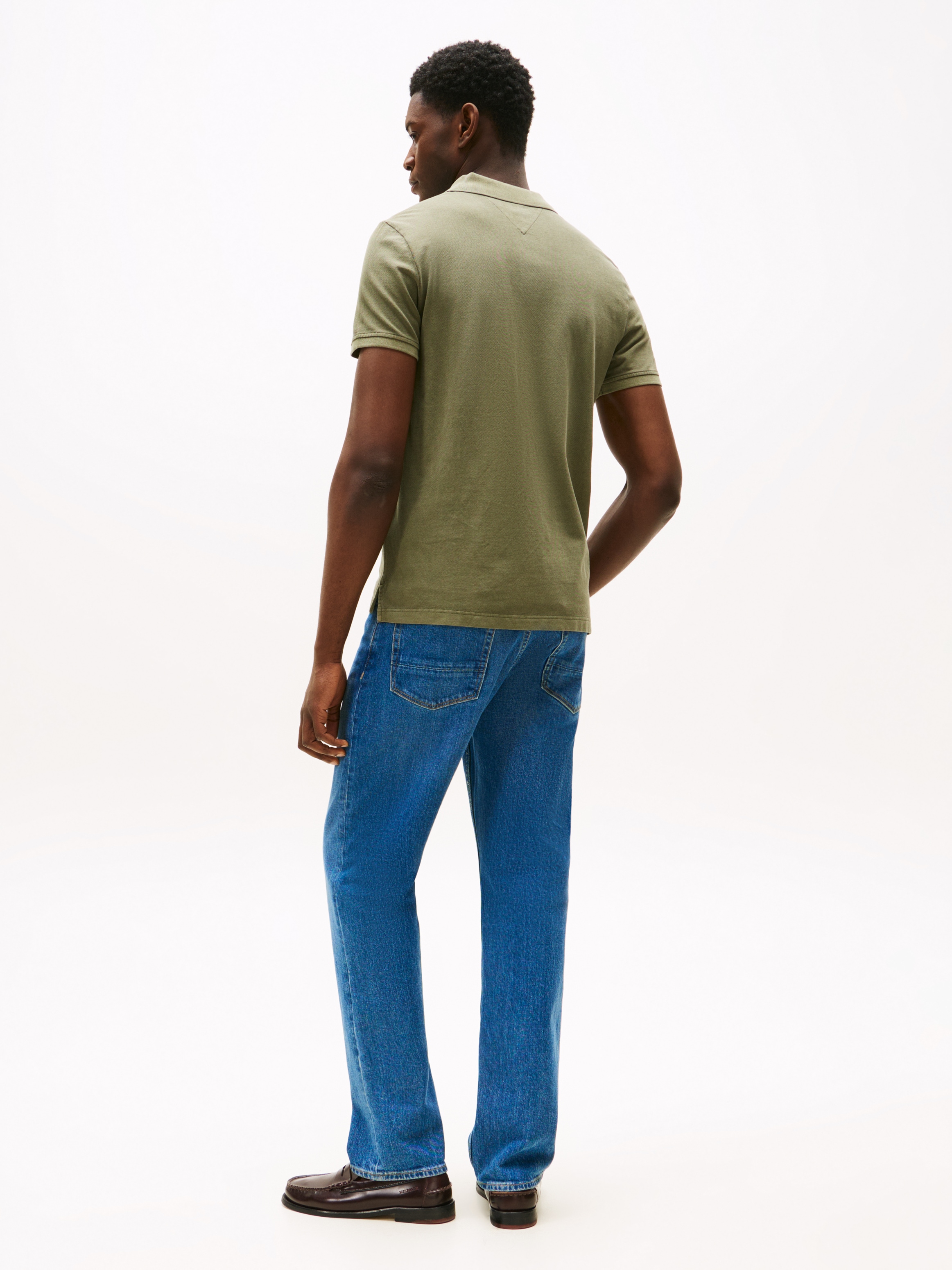 Tommy Hilfiger Poloshirt »GARMENT DYE REG POLO«, leicht gewaschene Optik