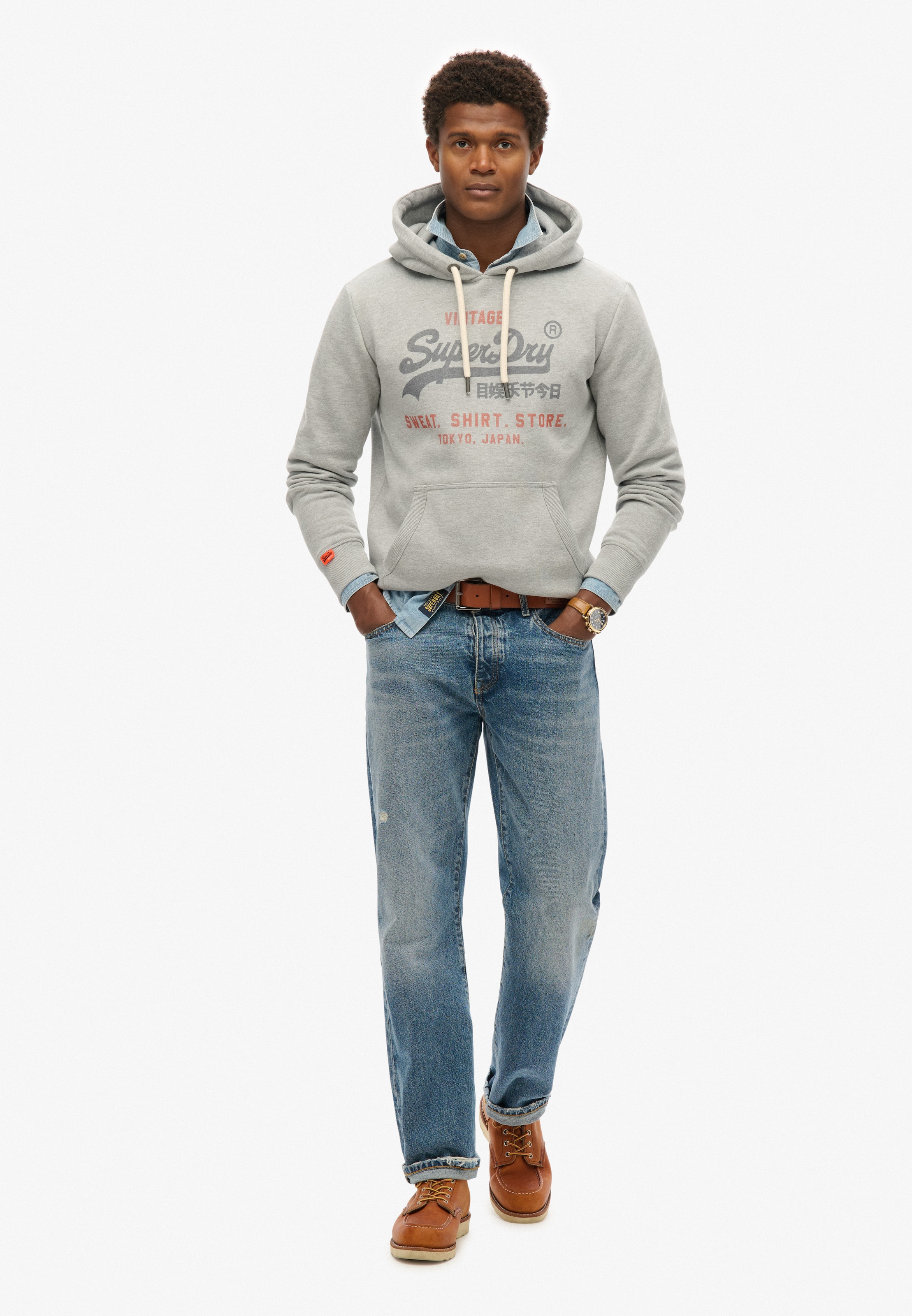 Superdry Kapuzensweatshirt »SD-VL HERITAGE RELAXED HOOD«