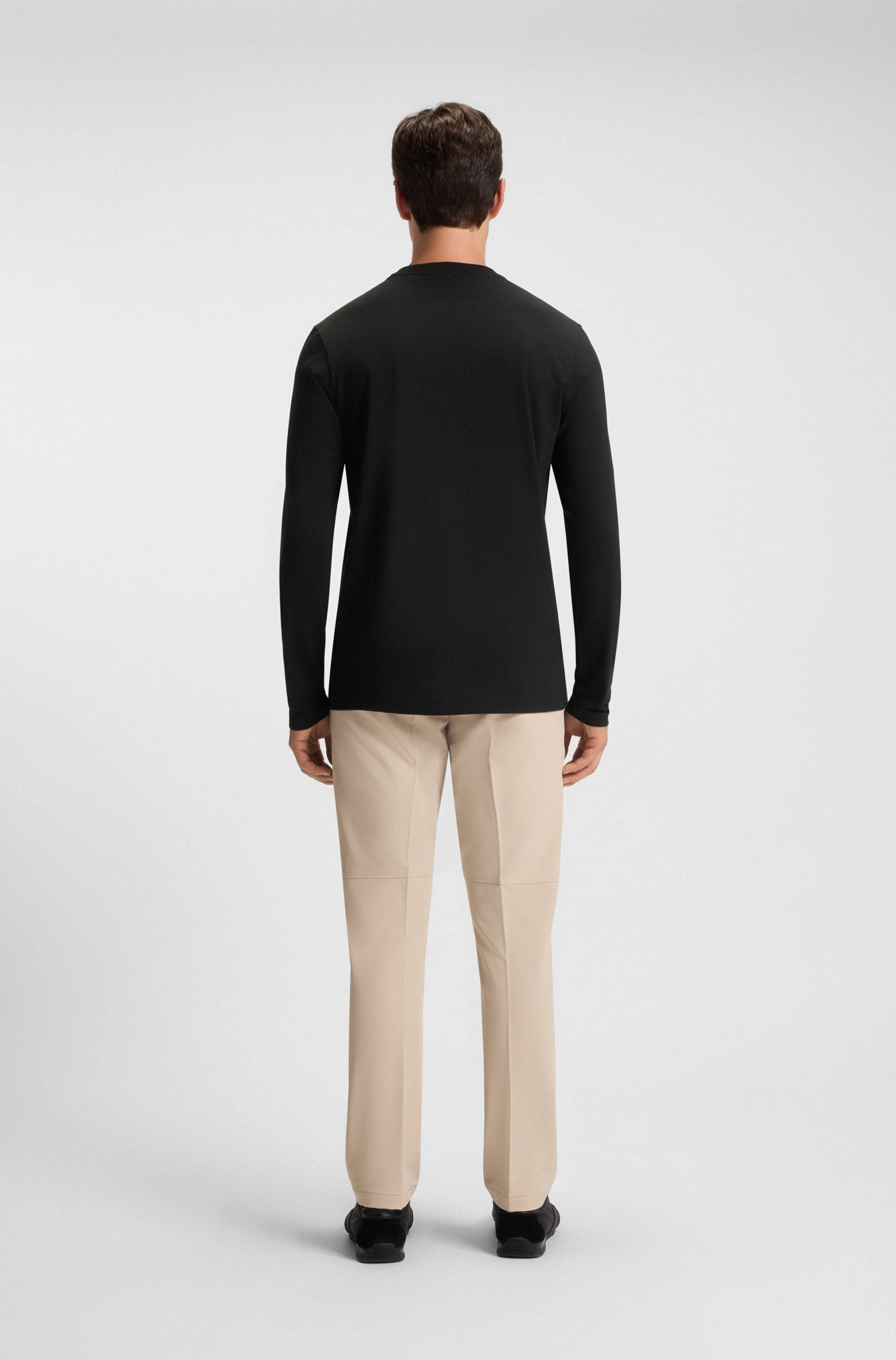 BOSS GREEN Langarmshirt »Tee Long«, mit Rundhalsausschnitt