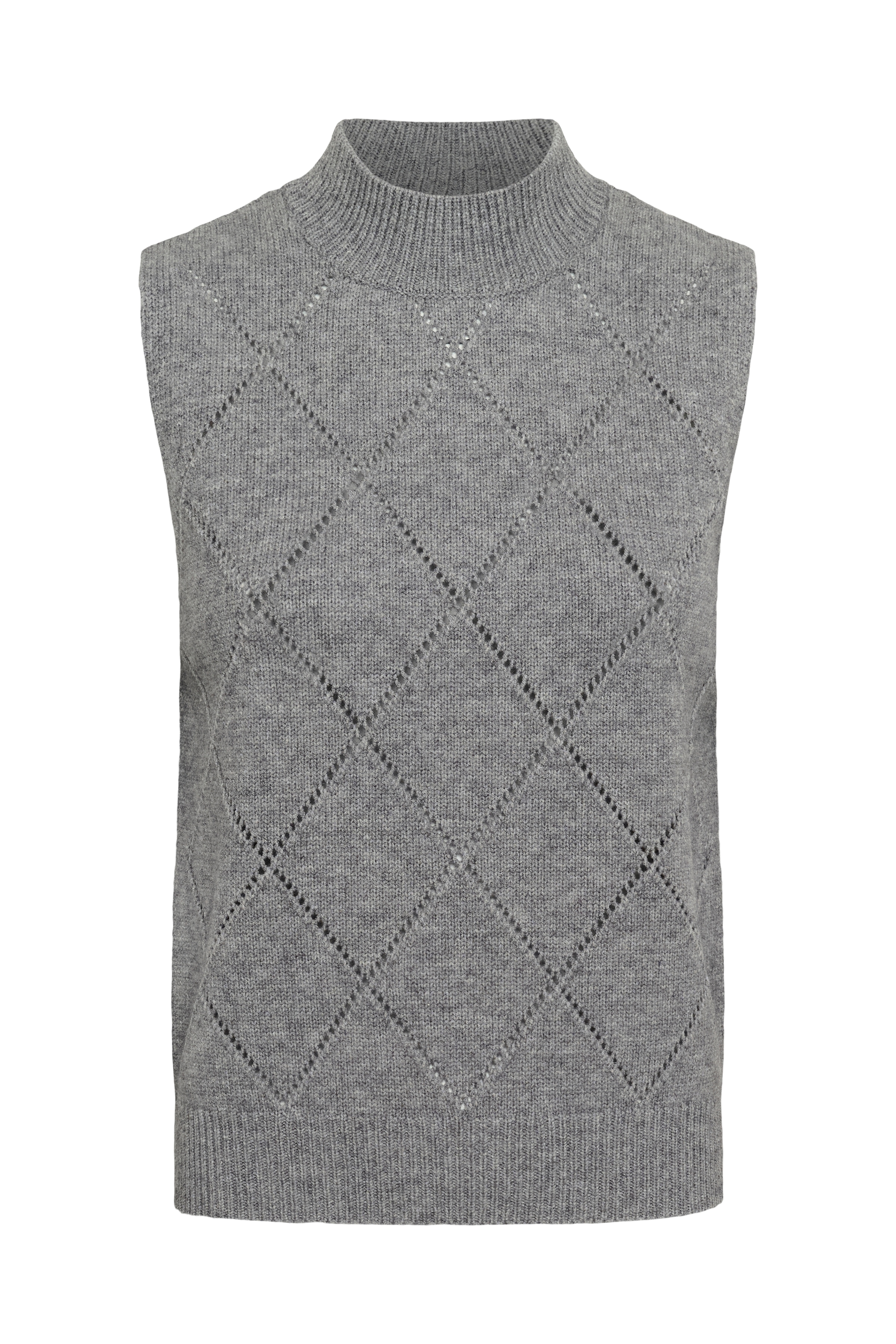 Saint Tropez Pullunder "TheresaSZ Vest" Materialmix, Regular fit