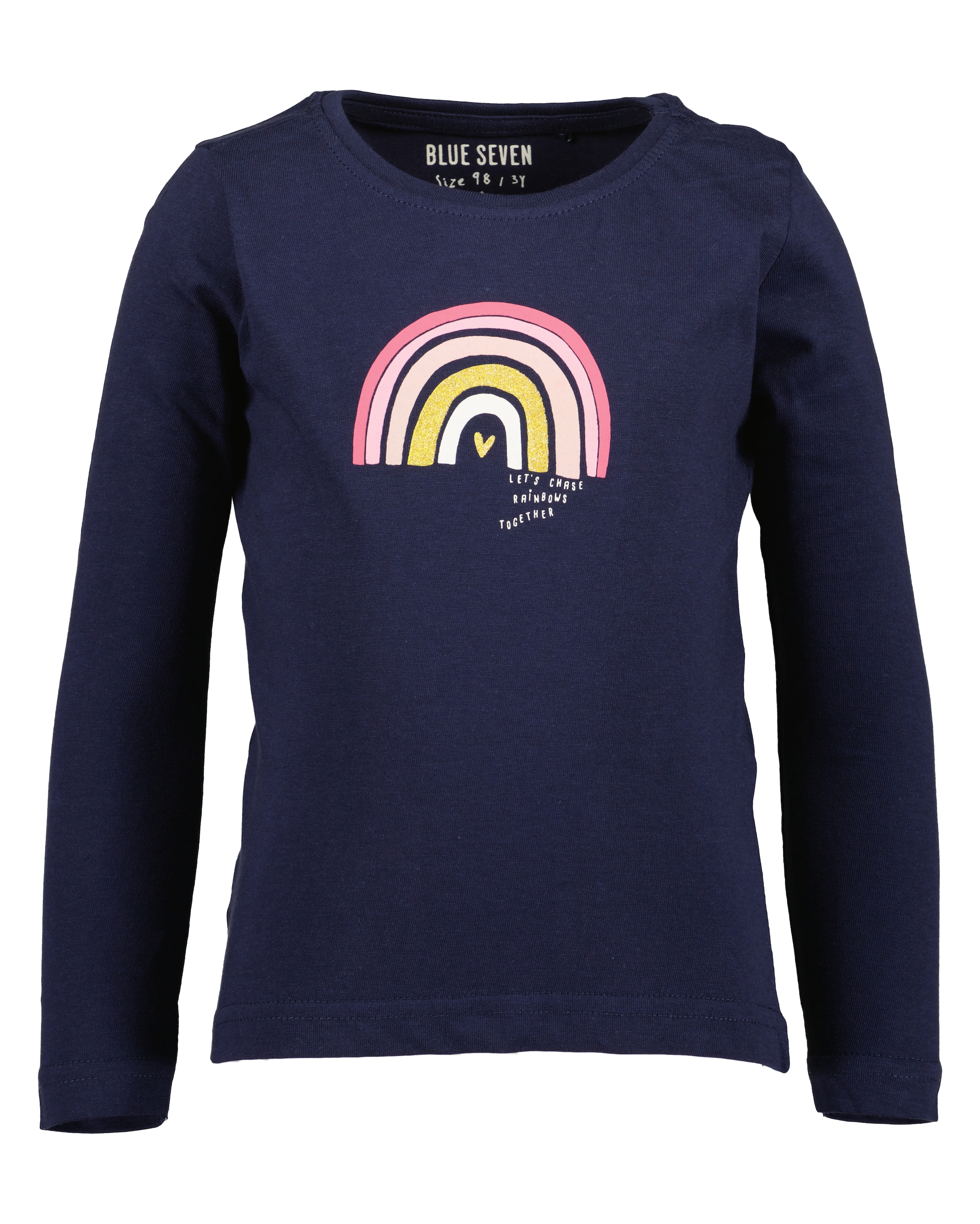 Blue Seven Langarmshirt, (Packung, 2 tlg.), mit tollen Frontmotiven