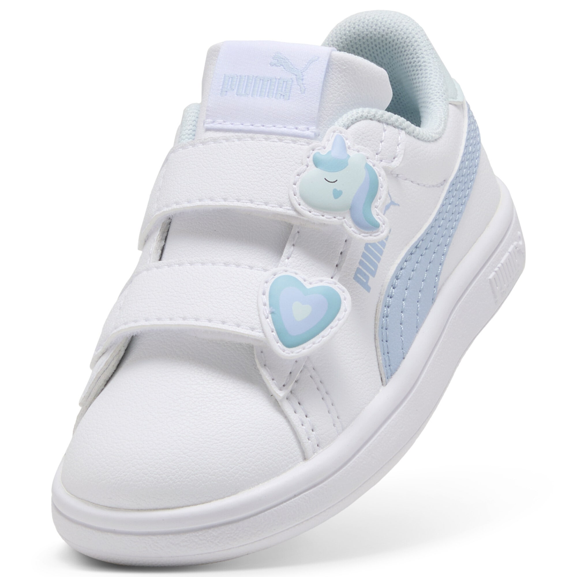 PUMA Sneaker »Smash 3.0 Badges Sneakers Mädchen«