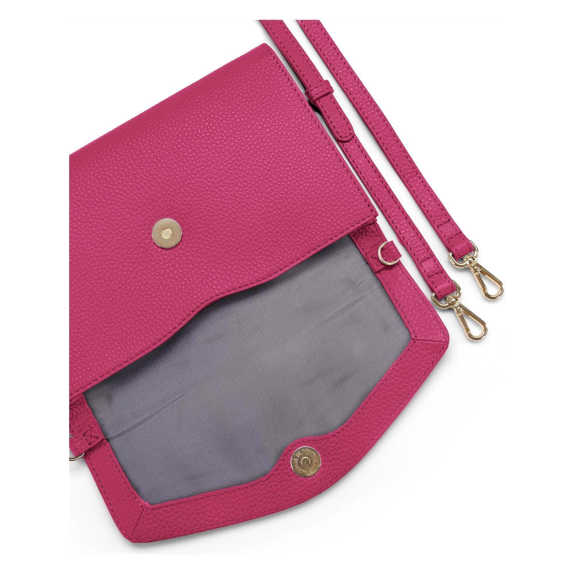 Lazarotti Clutch »Bologna Leather Clutch Umhängetasche Leder 23 cm«