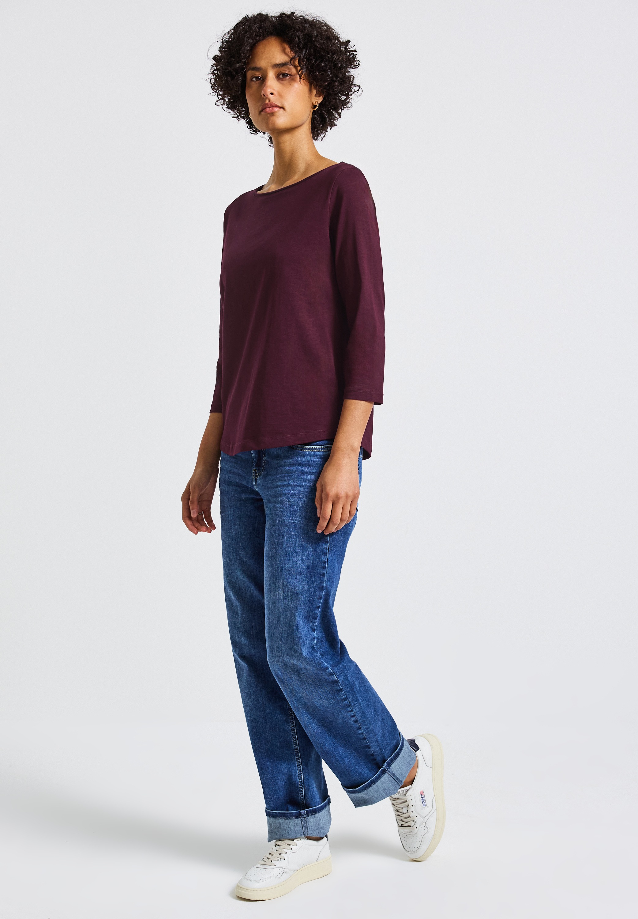 STREET ONE T-Shirt, aus reiner Baumwolle