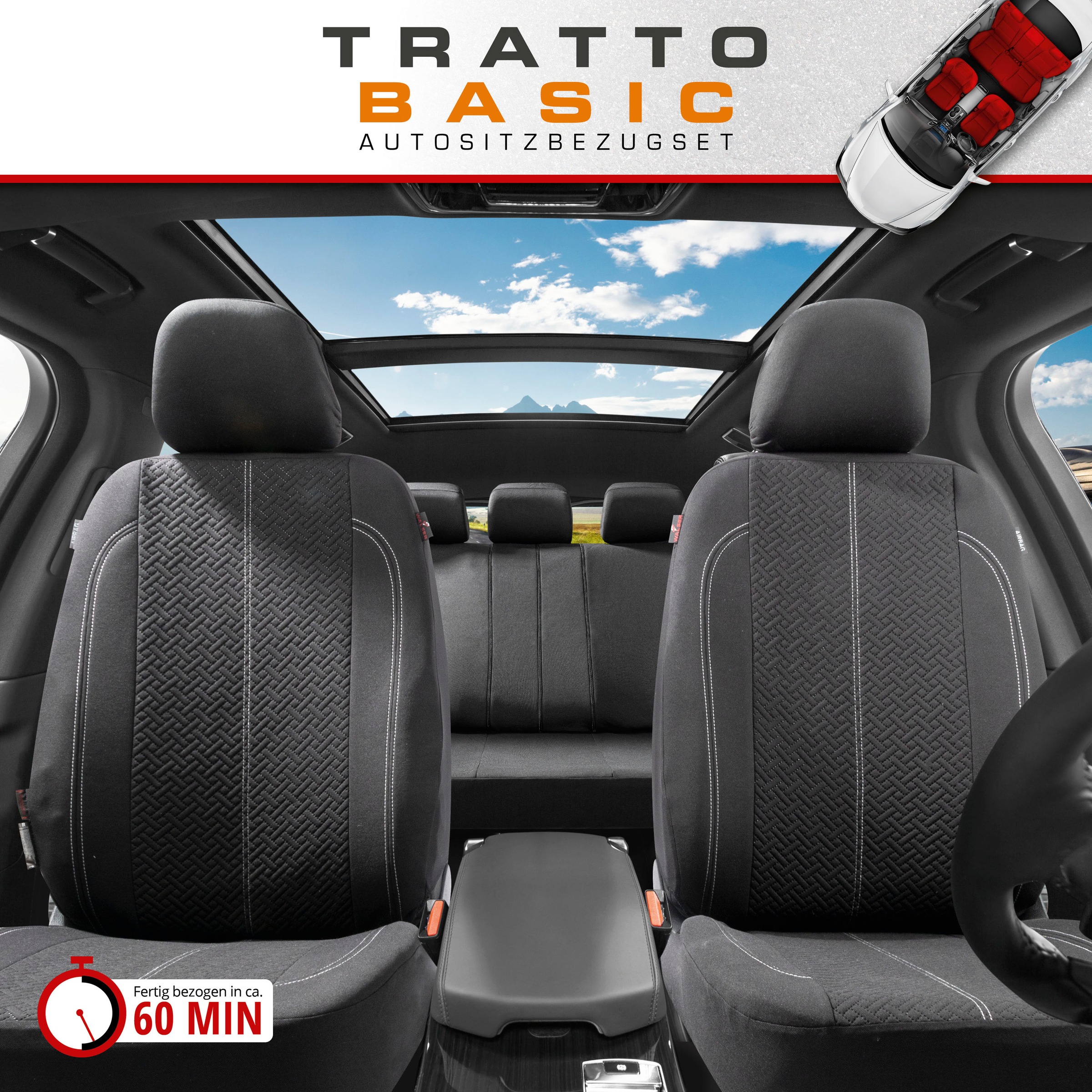 WALSER Autositzbezug »Tratto«, (Set) günstig
