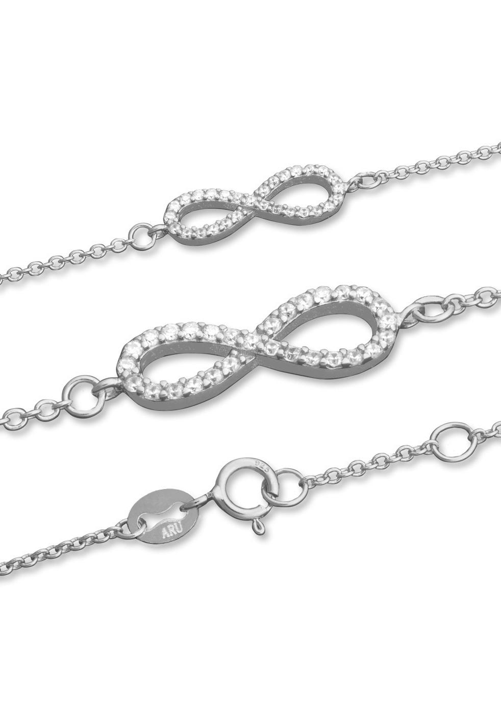 Armband »Schmuck Geschenk Silber 925 Armschmuck Armkette Ankerkette Infinity«, mit...