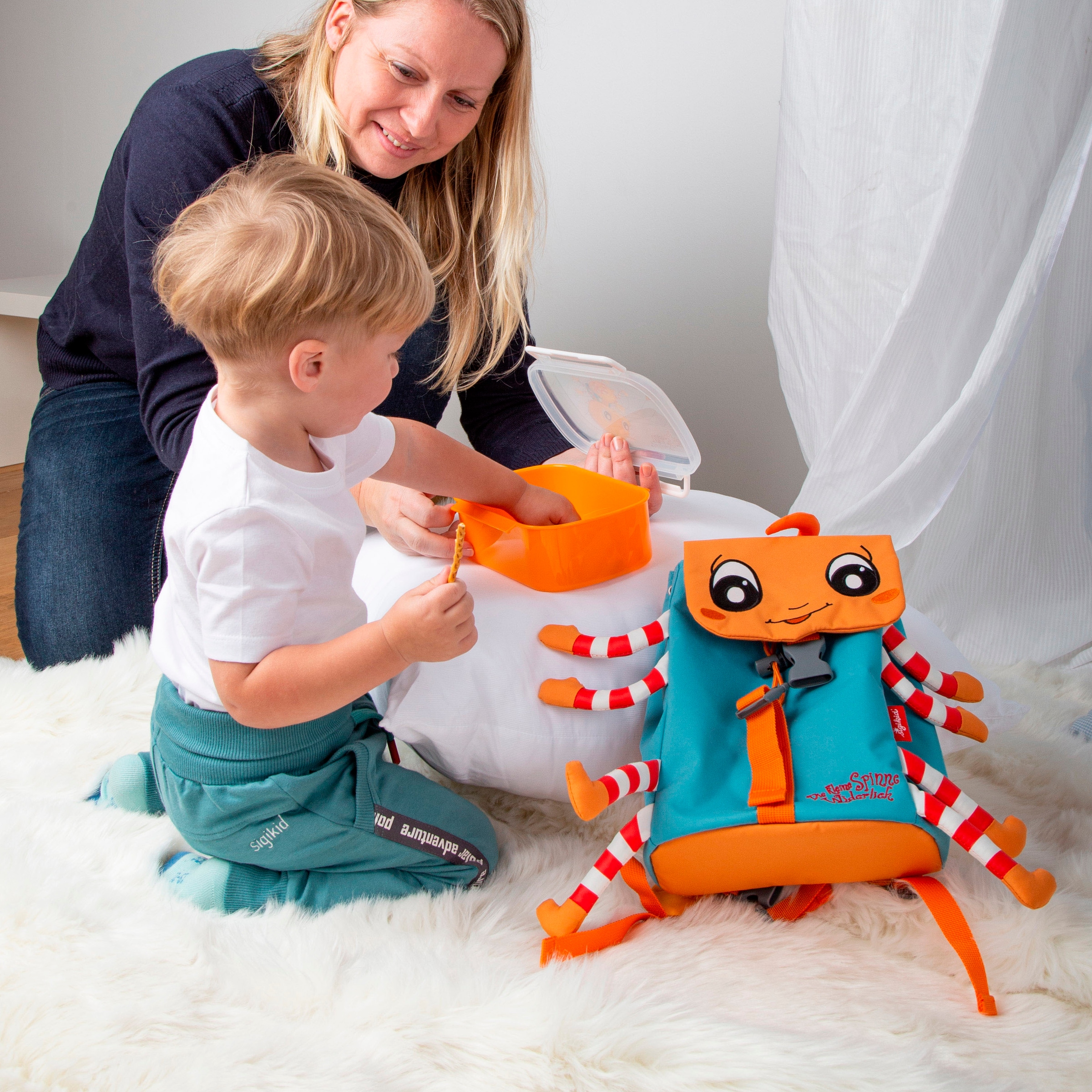 Sigikid Lunchbox »Spinne Widerlich sigikid & Friends«, (2 tlg.)