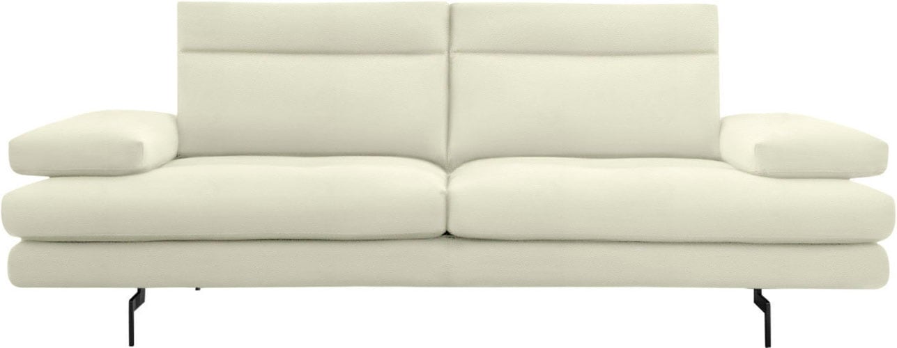 CALIA ITALIA 3-Sitzer inkl. Sitztiefenverstellung und Armteilfunktion, Füße günstig online kaufen