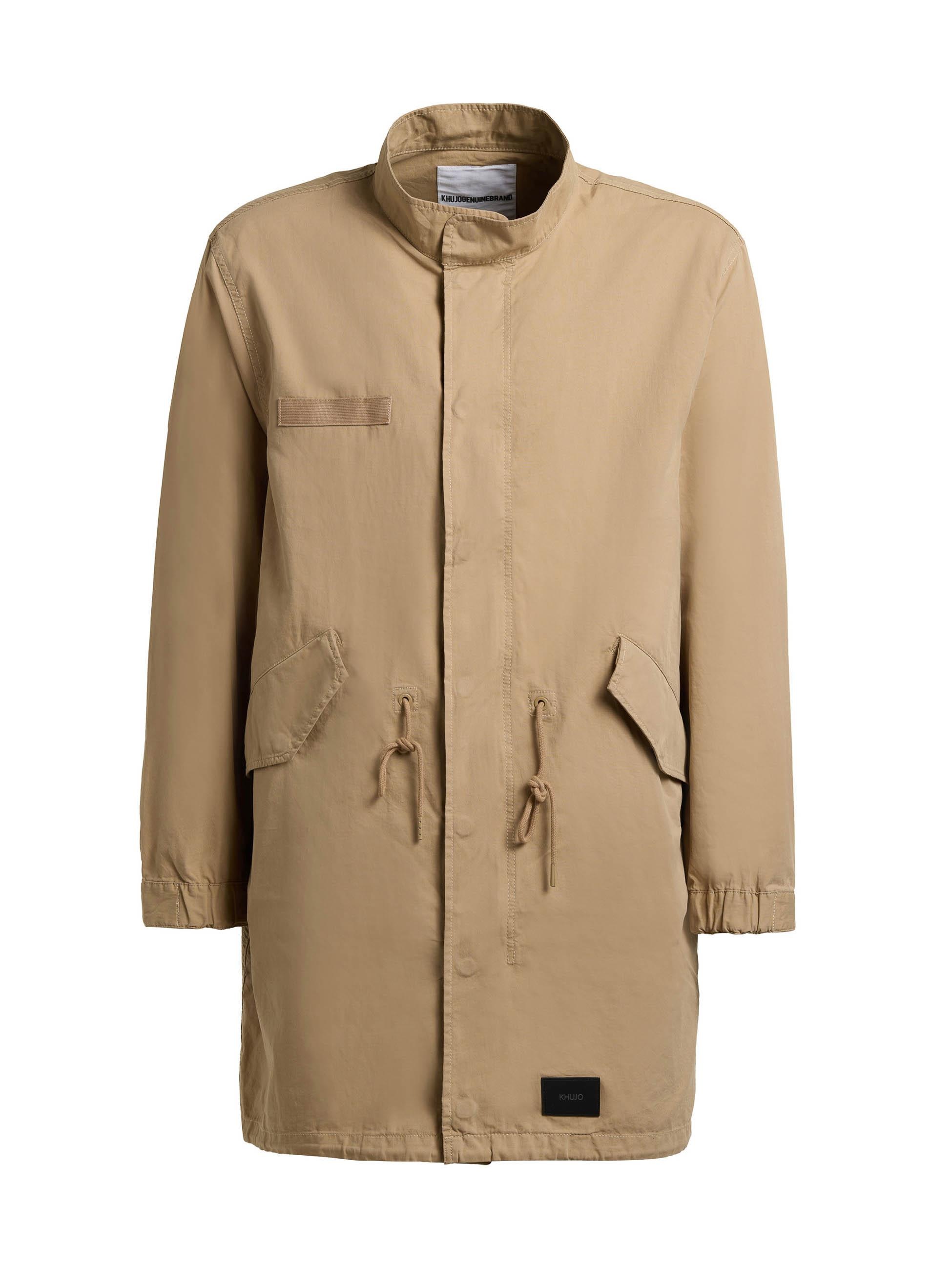 khujo Kurzmantel »Vito« Lockerer Übergangsparka mit Stehkragen