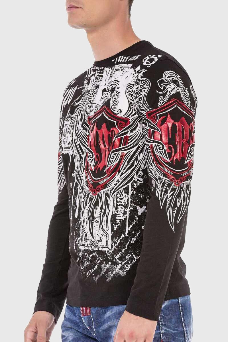 Thumbnail - Cipo & Baxx Sweater "Sweatshirts", 1 Stk. mit trendigen Print