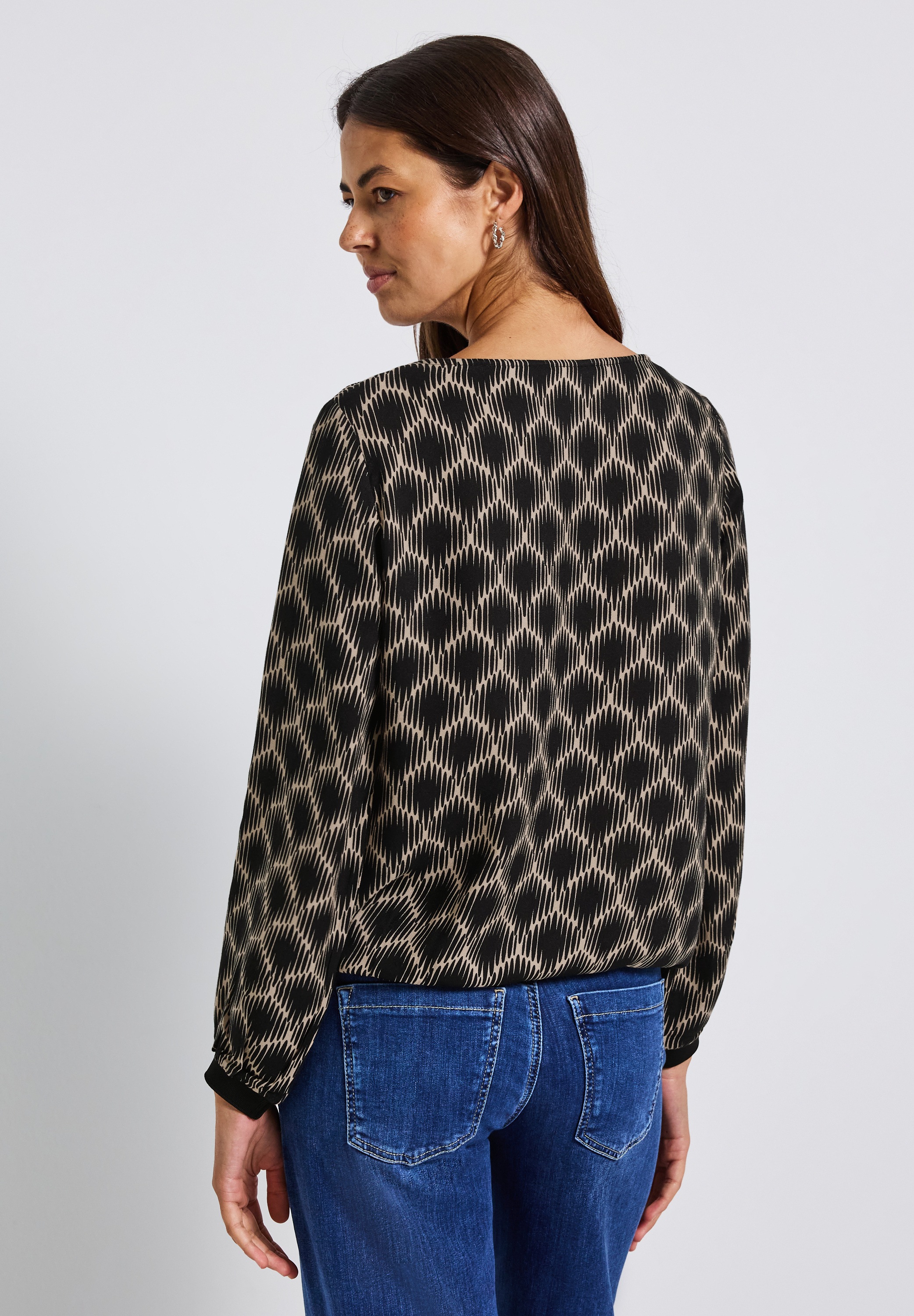 STREET ONE Langarmbluse, aus softer Viskose günstig online kaufen
